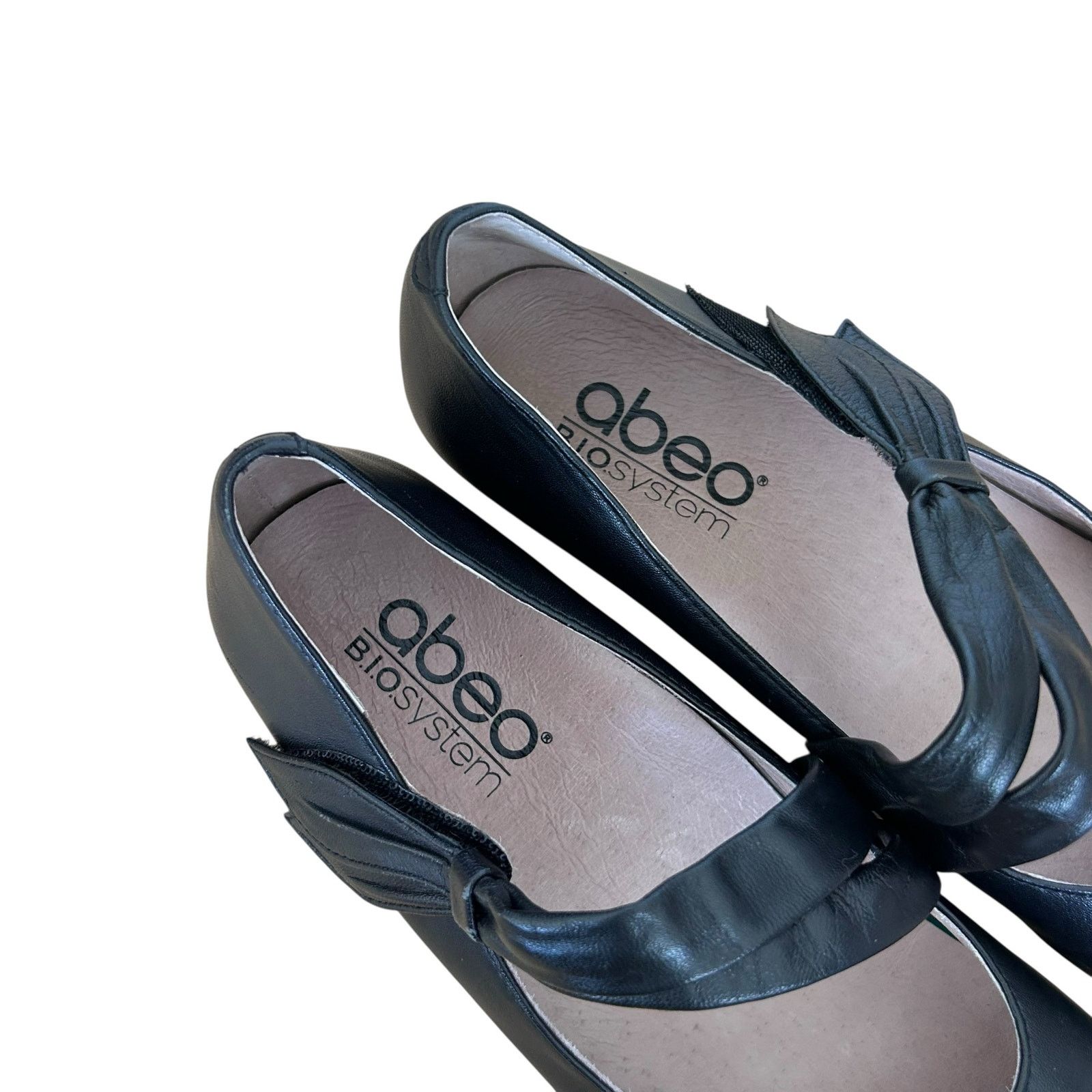 Other Abeo Talia Black Leather Ballet Flats Sz 6 Size US 6 / IT 36 - 2 Thumbnail