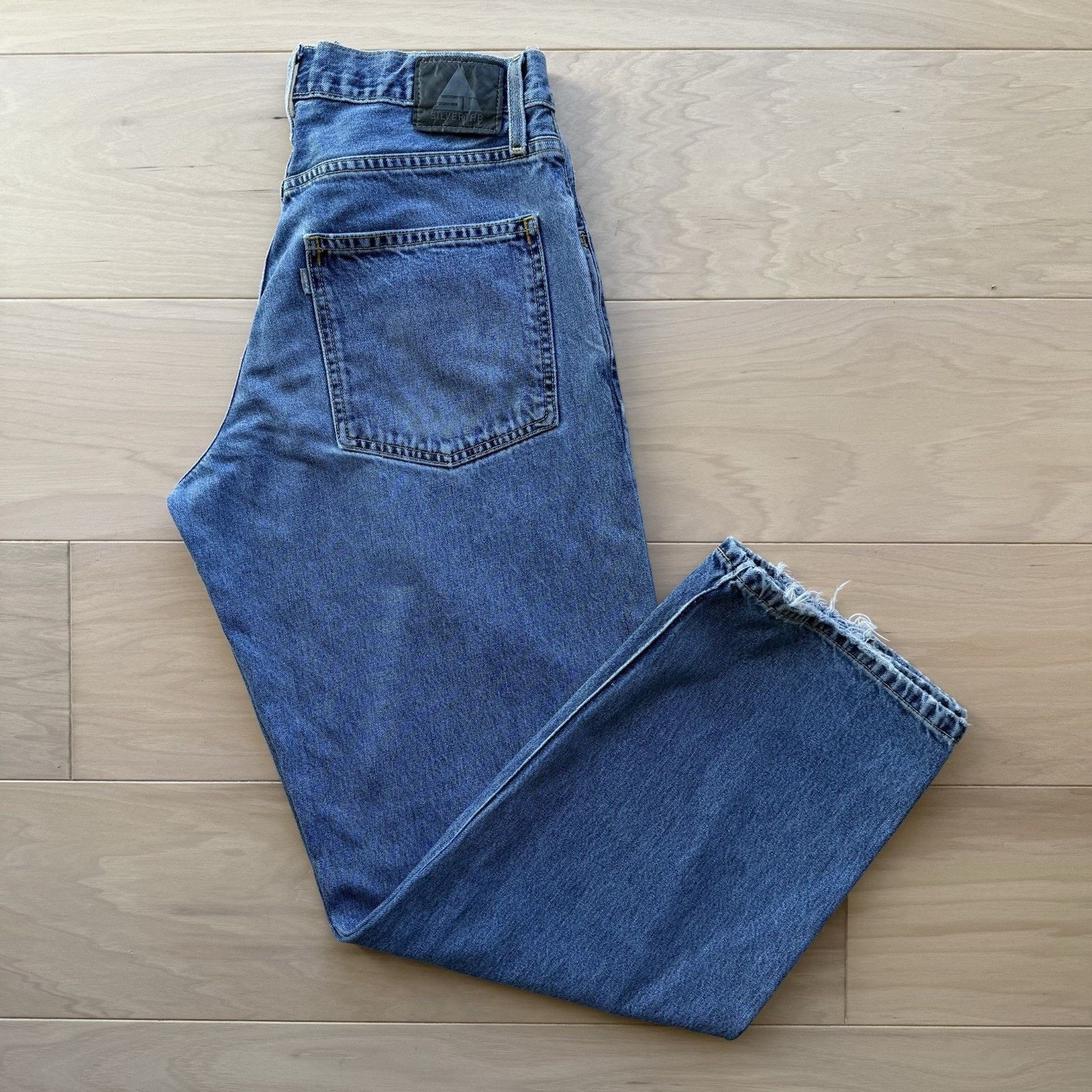 Levi's × Vintage Vintage Levis Silver Tab Jeans 30 Blue 90s Baggy Denim Size US 30 / EU 46 - 2 Thumbnail