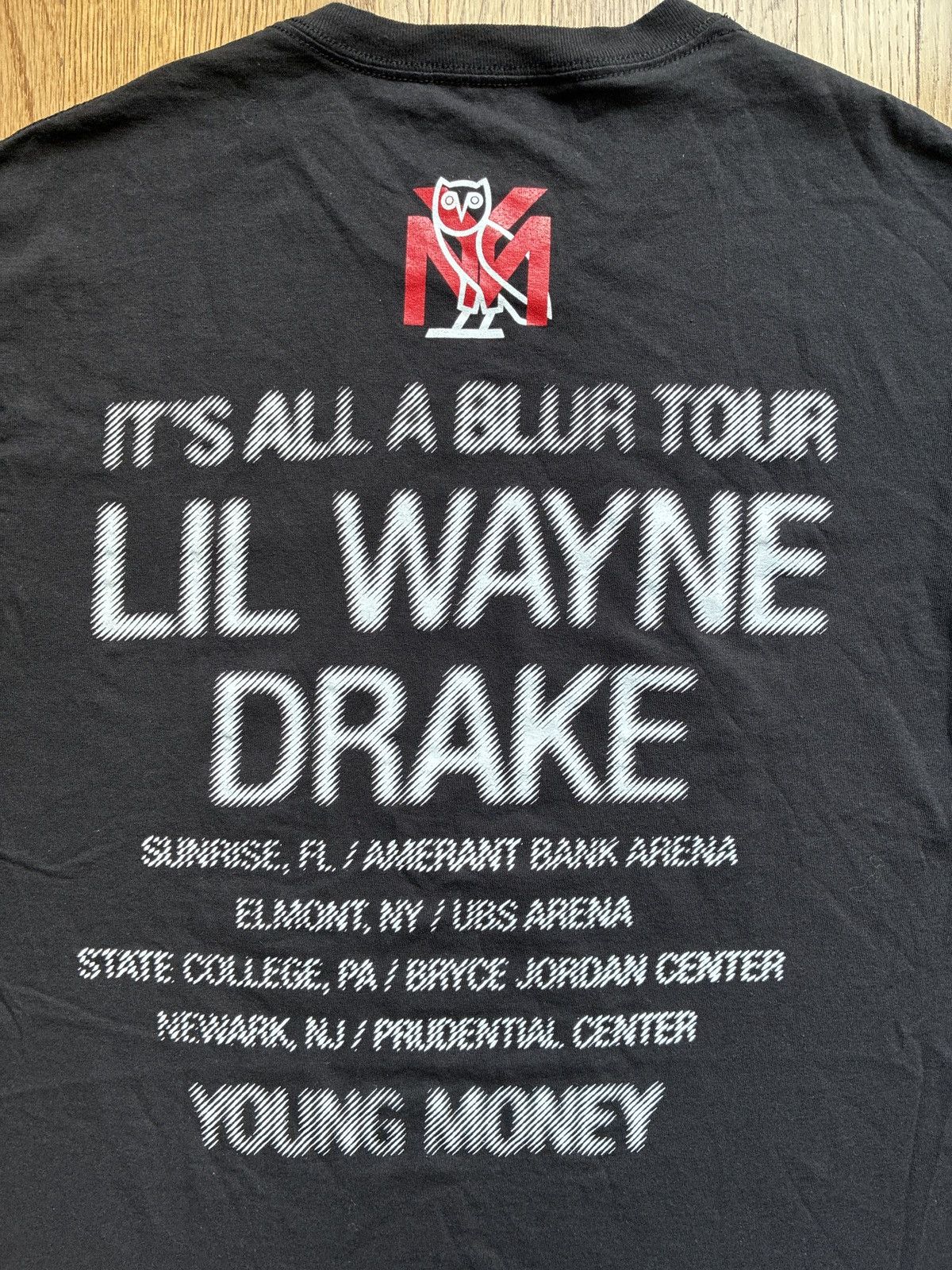 Drake × Lil Wayne × October's Very Own Drake OVO x Lil Wayne x Young Money Tour Tee Sz L Size US L / EU 52-54 / 3 - 8 Thumbnail