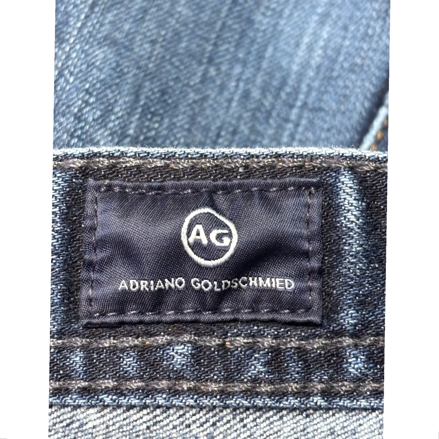 Vintage AG Adriano Goldschmied The Graduate Jeans Blue 36x34 Regular Straight Denim 5-Pocket Mens Size US 36 / EU 52 - 5 Thumbnail