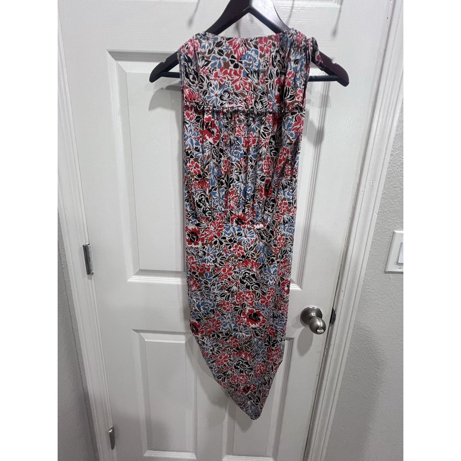Veronica Beard Veronica Beard Soheyla Floral Ruched Mini Silk Dress 4 Size S / US 4 / IT 40 - 3 Thumbnail
