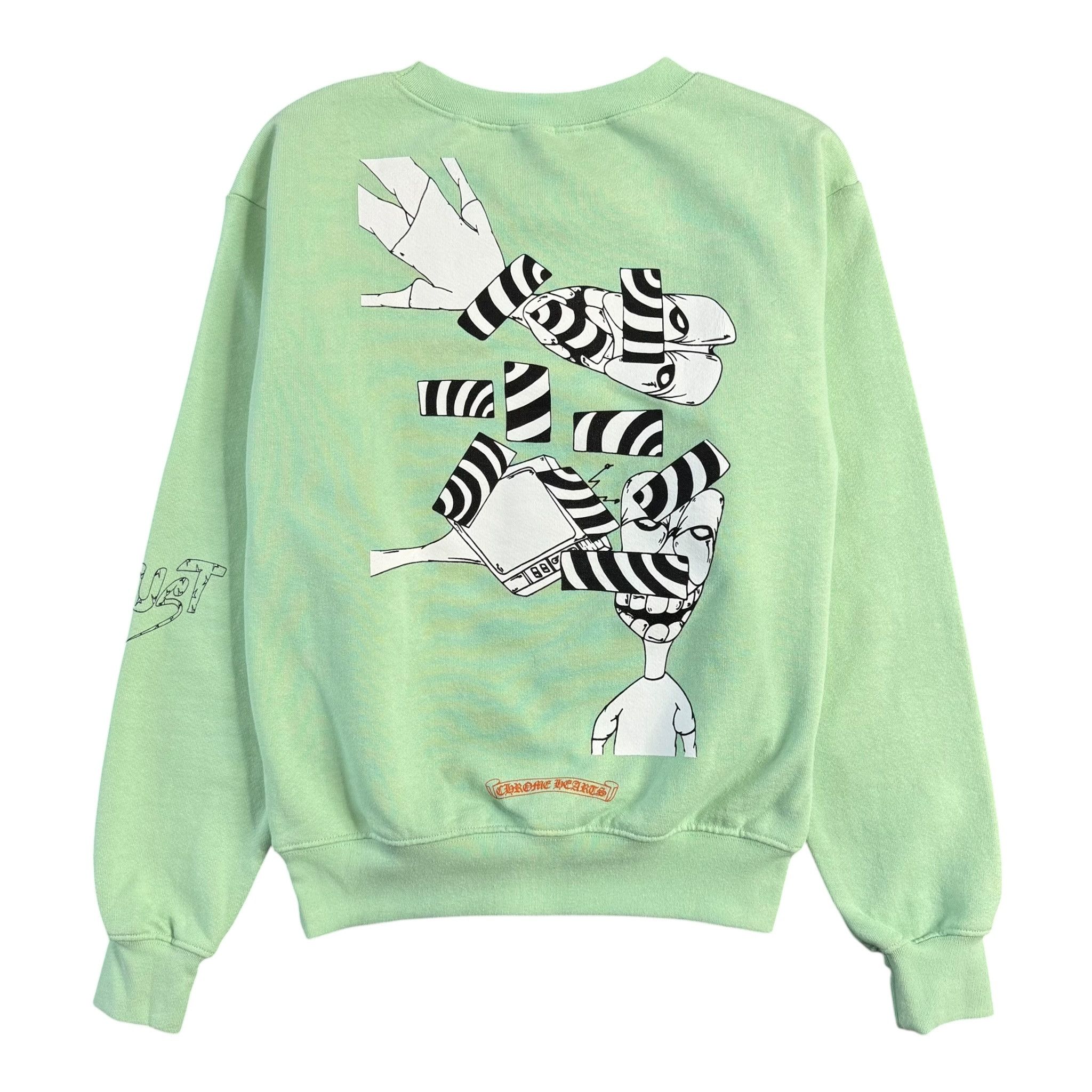 Chrome Hearts Matty Boy Lust Crewneck Sweatshirt Seafoam Size US XS / EU 42 / 0 - 1 Thumbnail