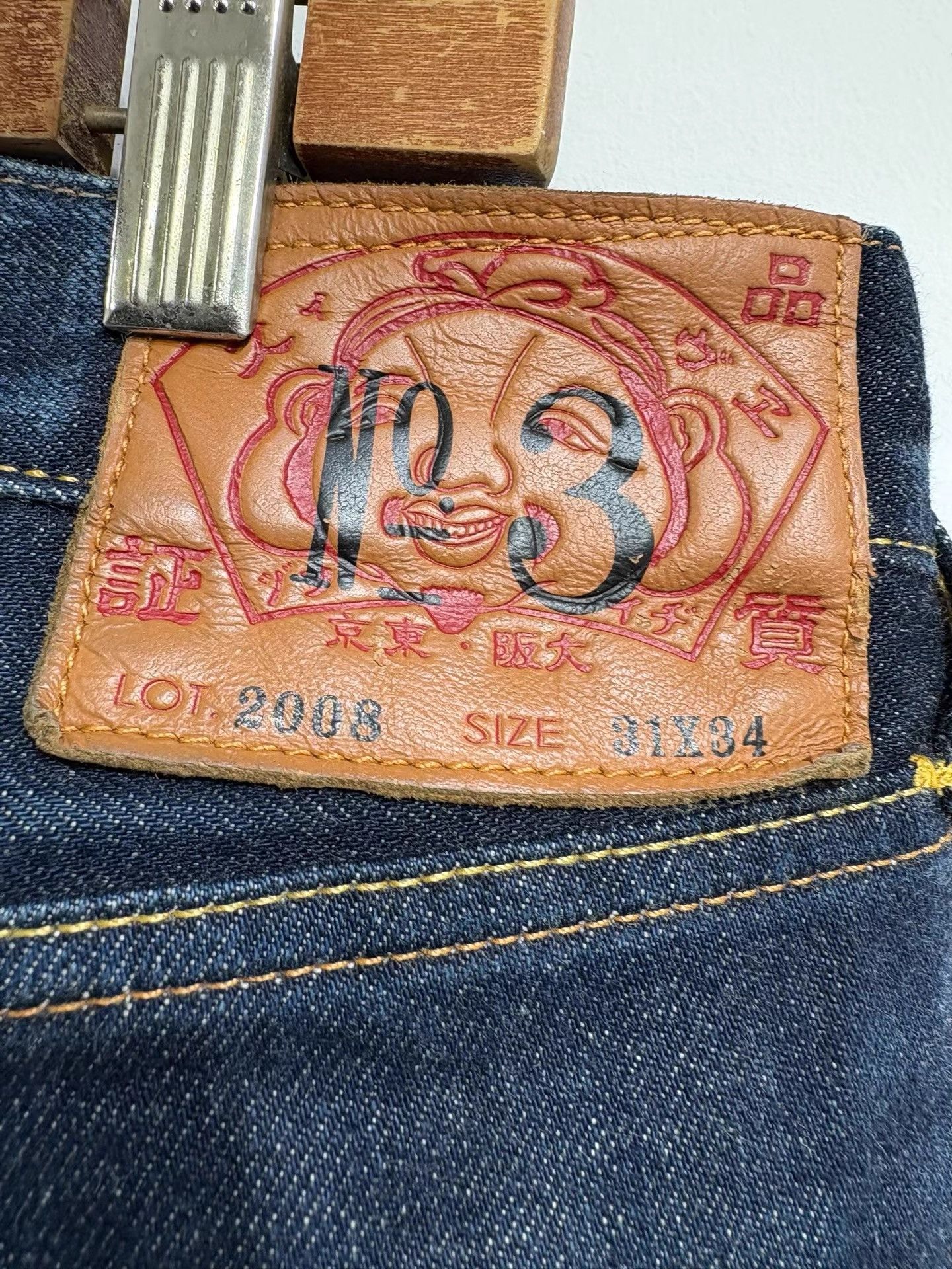 Evisu EVISU Big M NO.3 Embroidered Jeans K29 Size US 32 / EU 48 - 3 Thumbnail