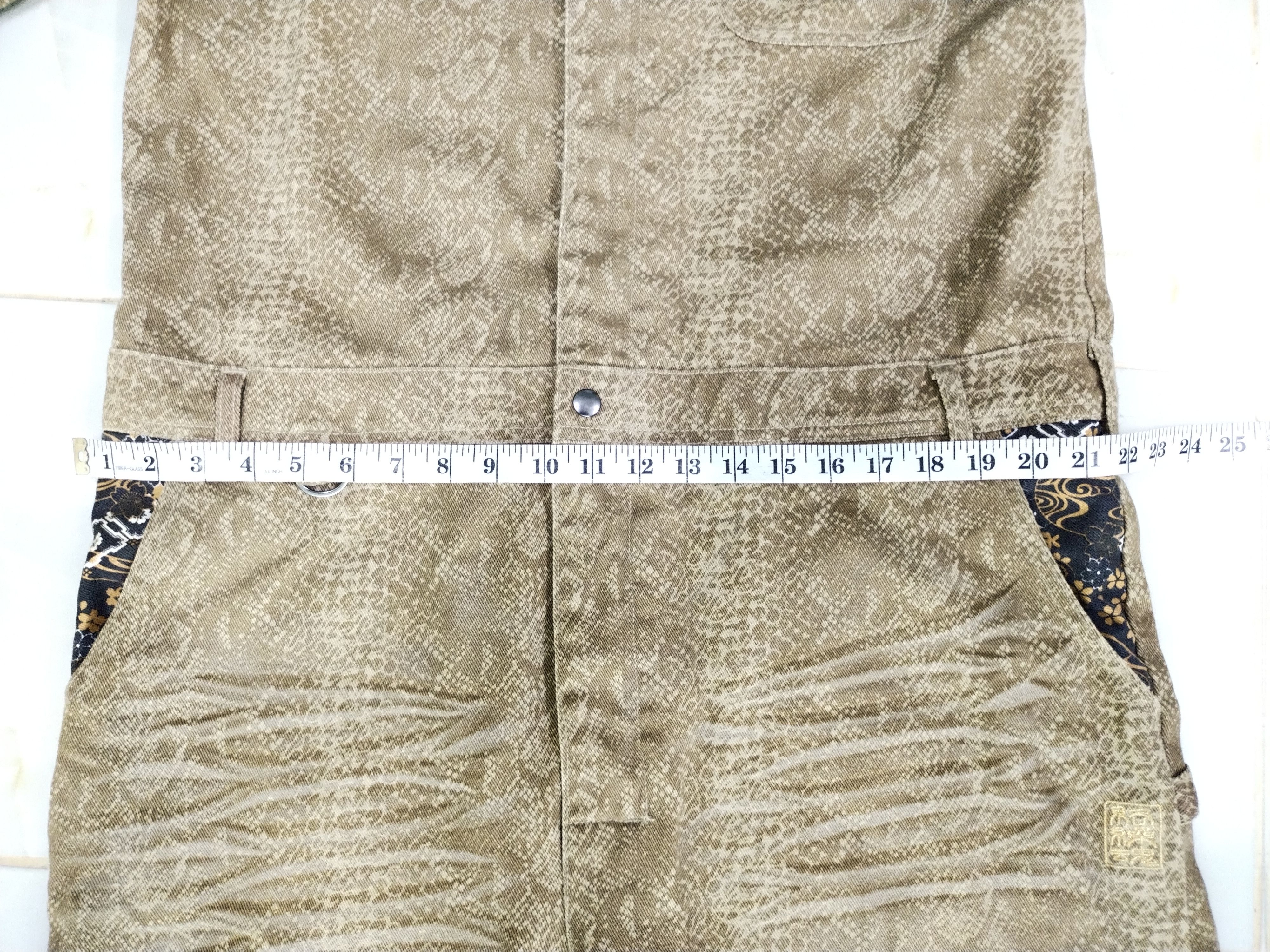 Japanese Brand Japanese Motive 🔥 Karakuri Tamashi Overalls Size US 43 - 6 Thumbnail