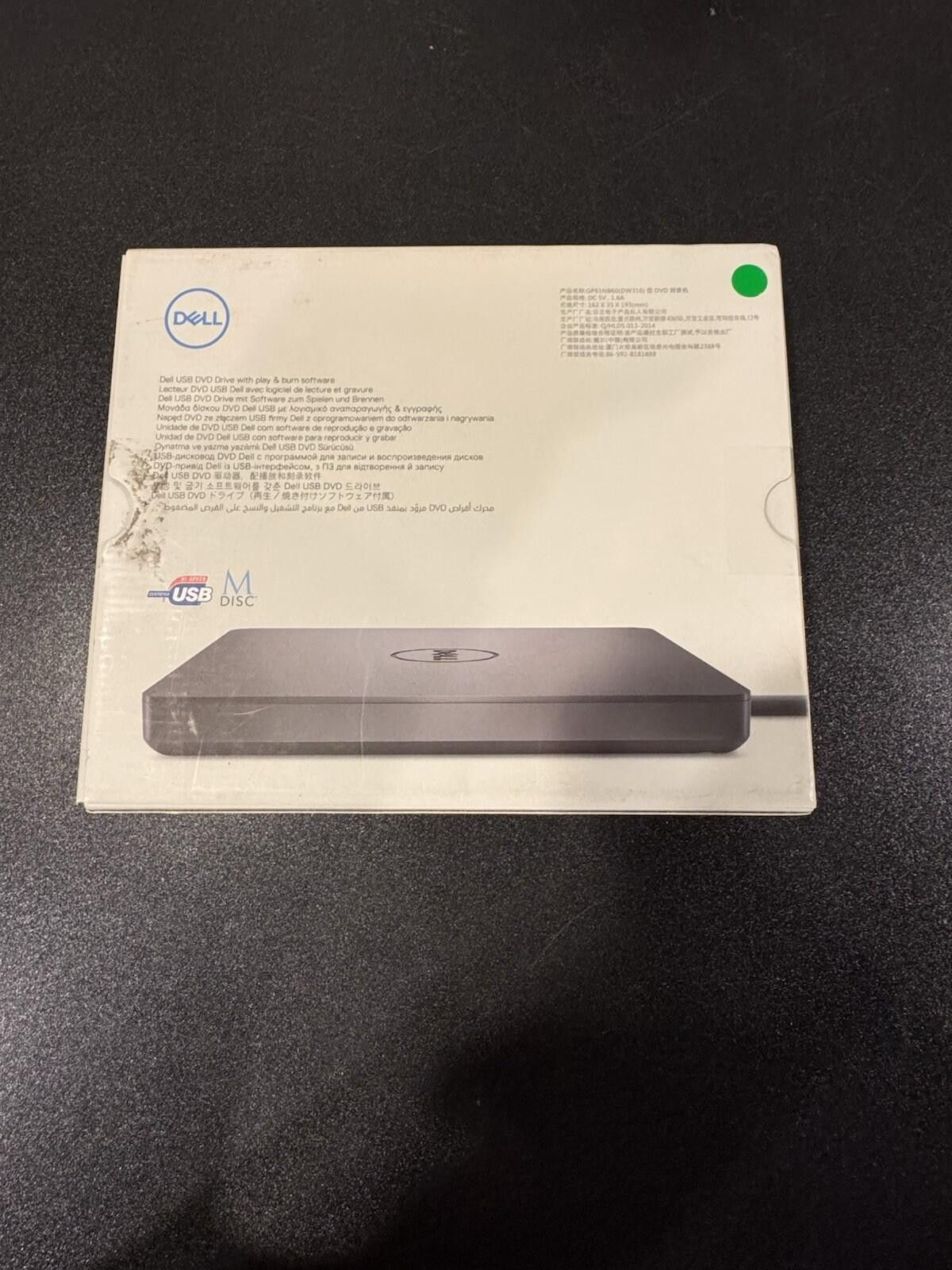 Delta Dell USB Slim DVD +/- RW External Optical Drive DW316 [2224] Size ONE SIZE - 6 Thumbnail