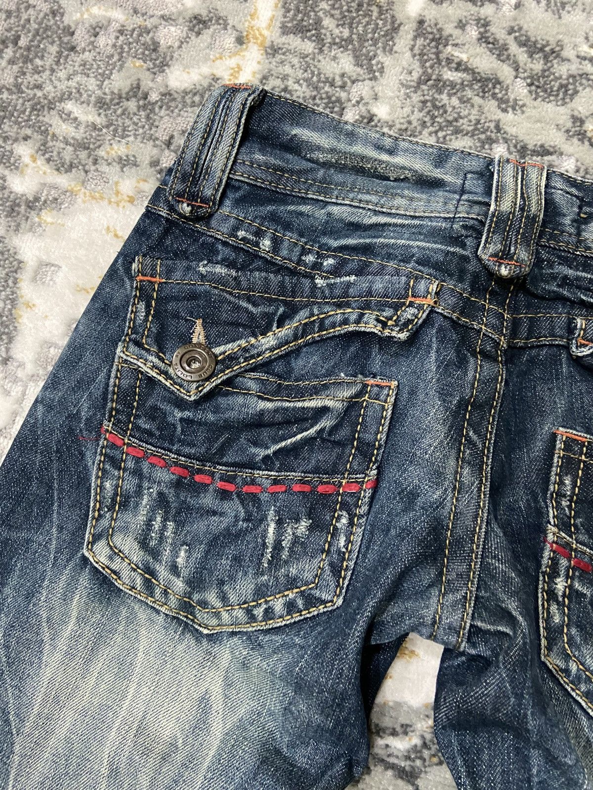Japanese Brand Lolita Flare Jeans Size 24" / US 00 / IT 34 - 11 Thumbnail