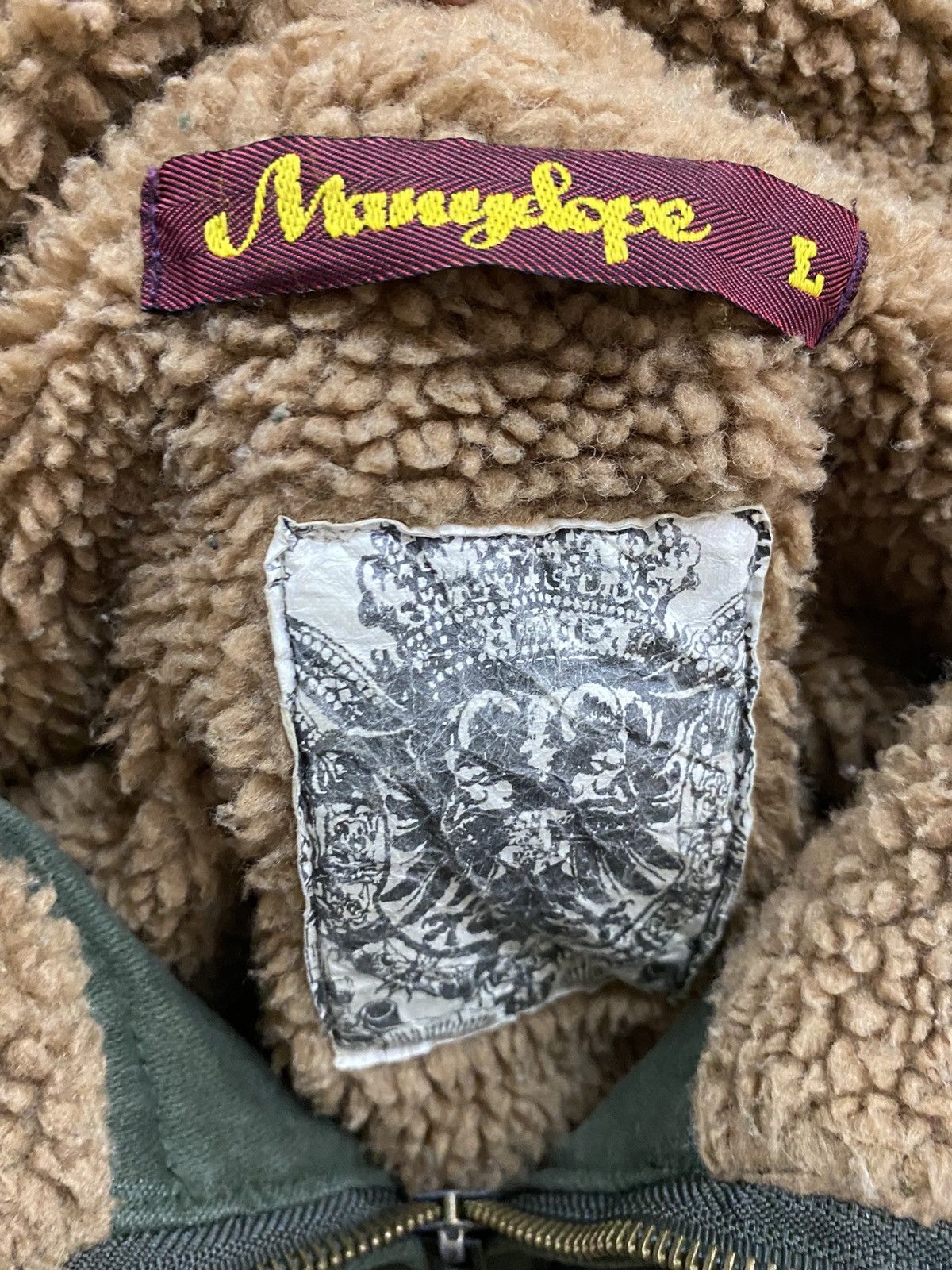 Vintage Vintage Military Style Sherpa Collar Jacket Size US L / EU 52-54 / 3 - 9 Thumbnail