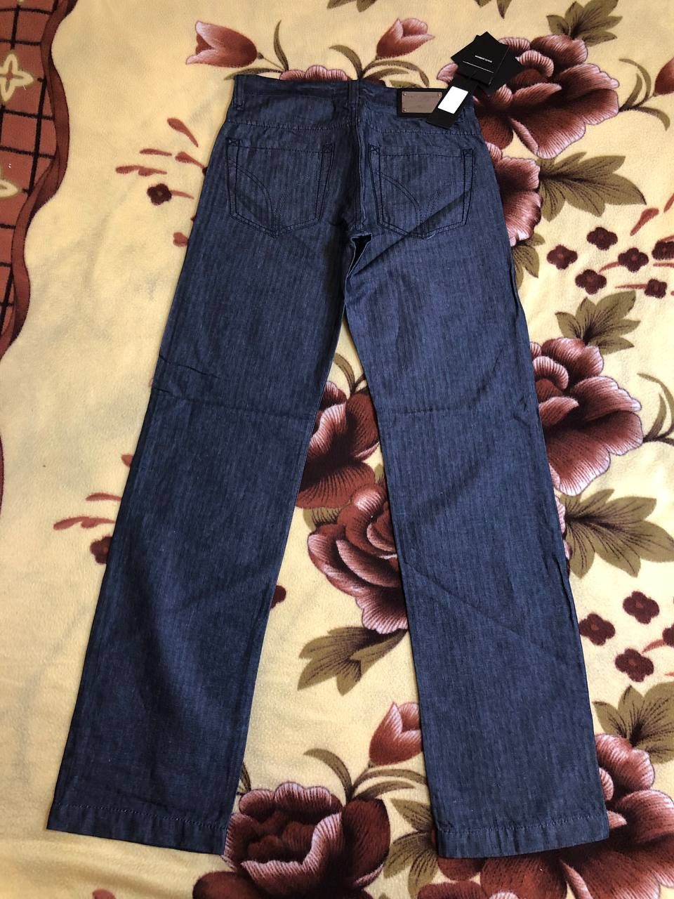 Dolce & Gabbana Dolce Gabbana D&G Mens Jeans Distressed Straight Pants Size US 33 - 1 Thumbnail