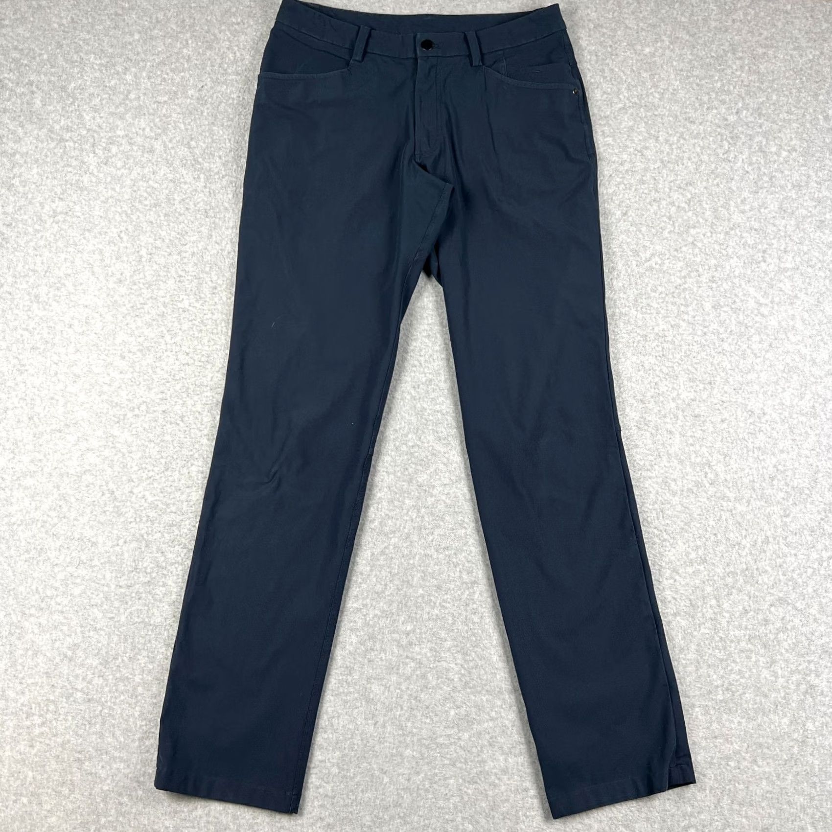 Lululemon Lululemon ABC Classic Fit Pants Stretch 32x32 Mens Blue Performance Tech Chino Size US 32 / EU 48 - 2 Thumbnail