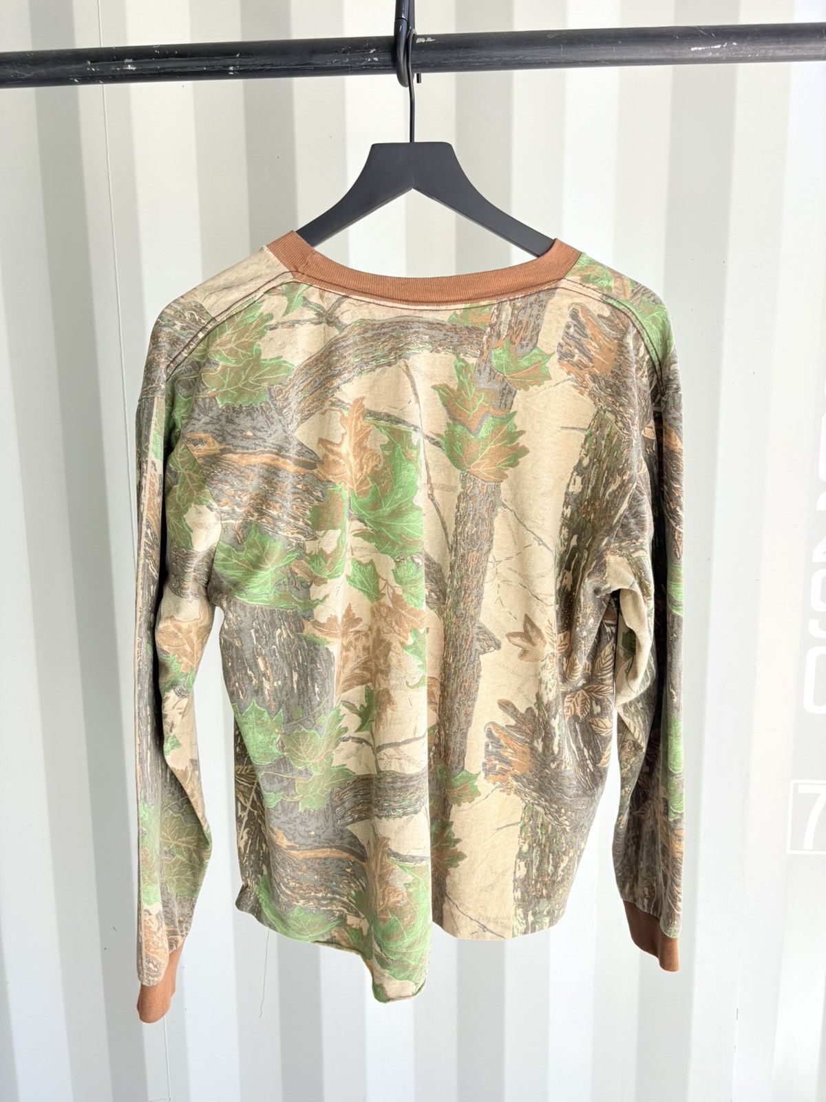 Vintage Vintage Camo Shirt Faded Thrashed Grunge Paper thin Size US XL / EU 56 / 4 - 4 Thumbnail