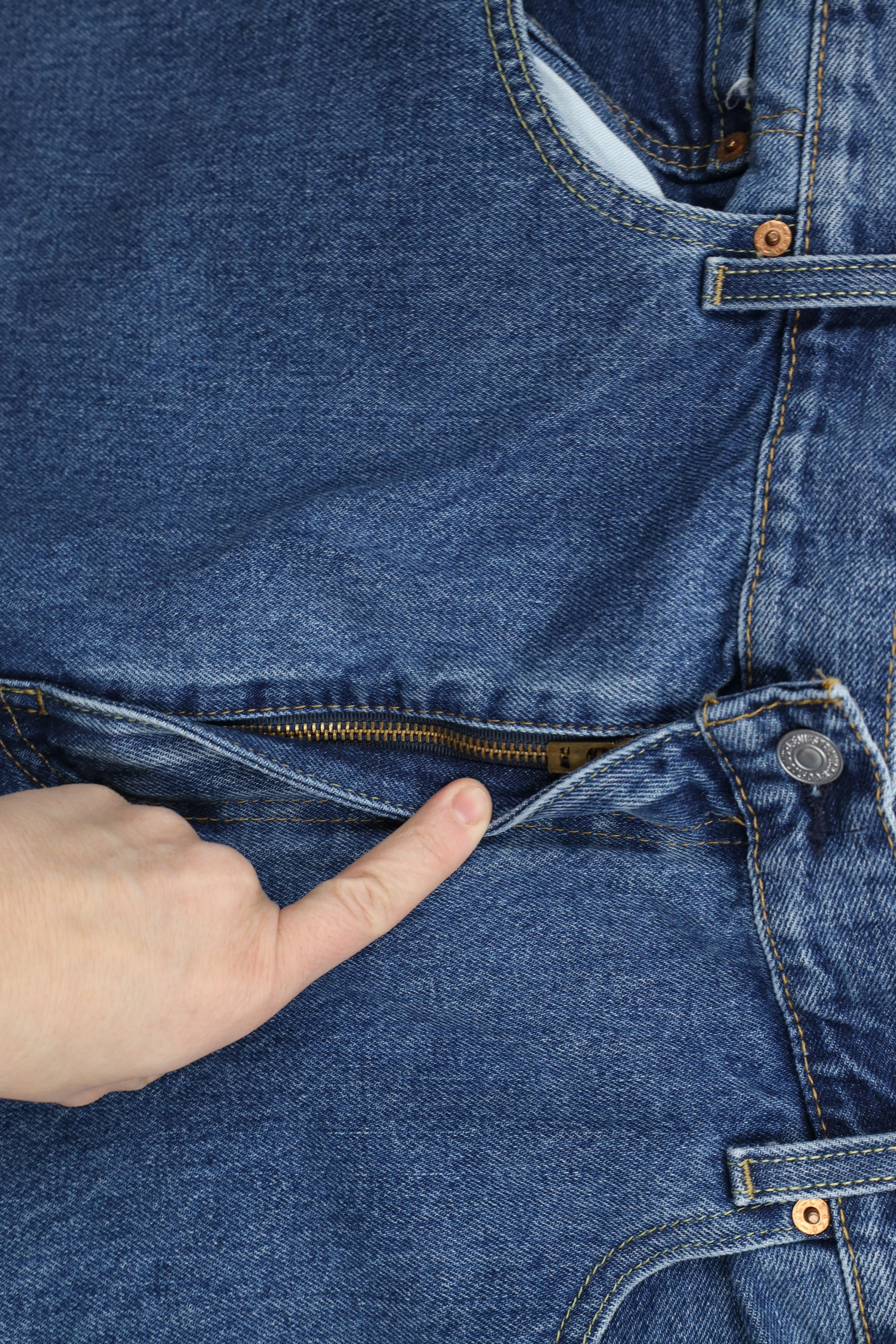 Levi's × Vintage Vintage Y2K Levis 517 Wide Leg Bootcut Western Denim Jeans Size US 42 / EU 58 - 6 Thumbnail