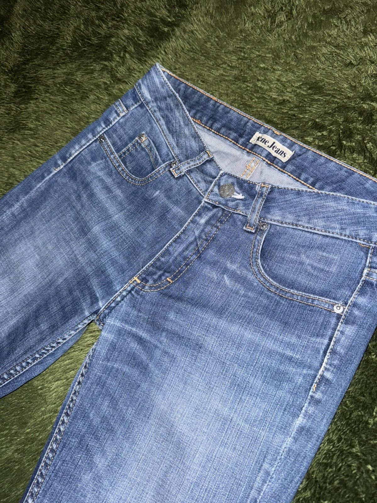 Acne Studios [27X32] Acne Studios Jeans Vintage Washed Denim Pants Indigo Size US 27 - 2 Thumbnail