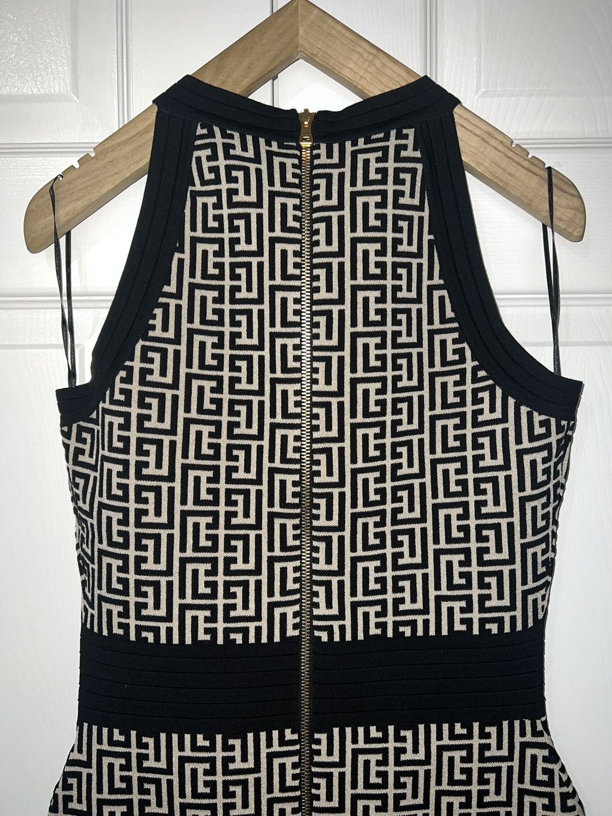 Balmain Balmain Sleeveless Monogram Knit Dress Size M / US 6-8 / IT 42-44 - 6 Thumbnail