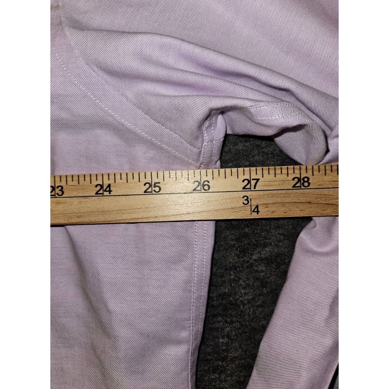 Brooks Brothers Brooks Brothers Button-Down Men's XL Long Sleeve Mauve Supima Cotton Non Iron Shirt Size US XL / EU 56 / 4 - 3 Thumbnail