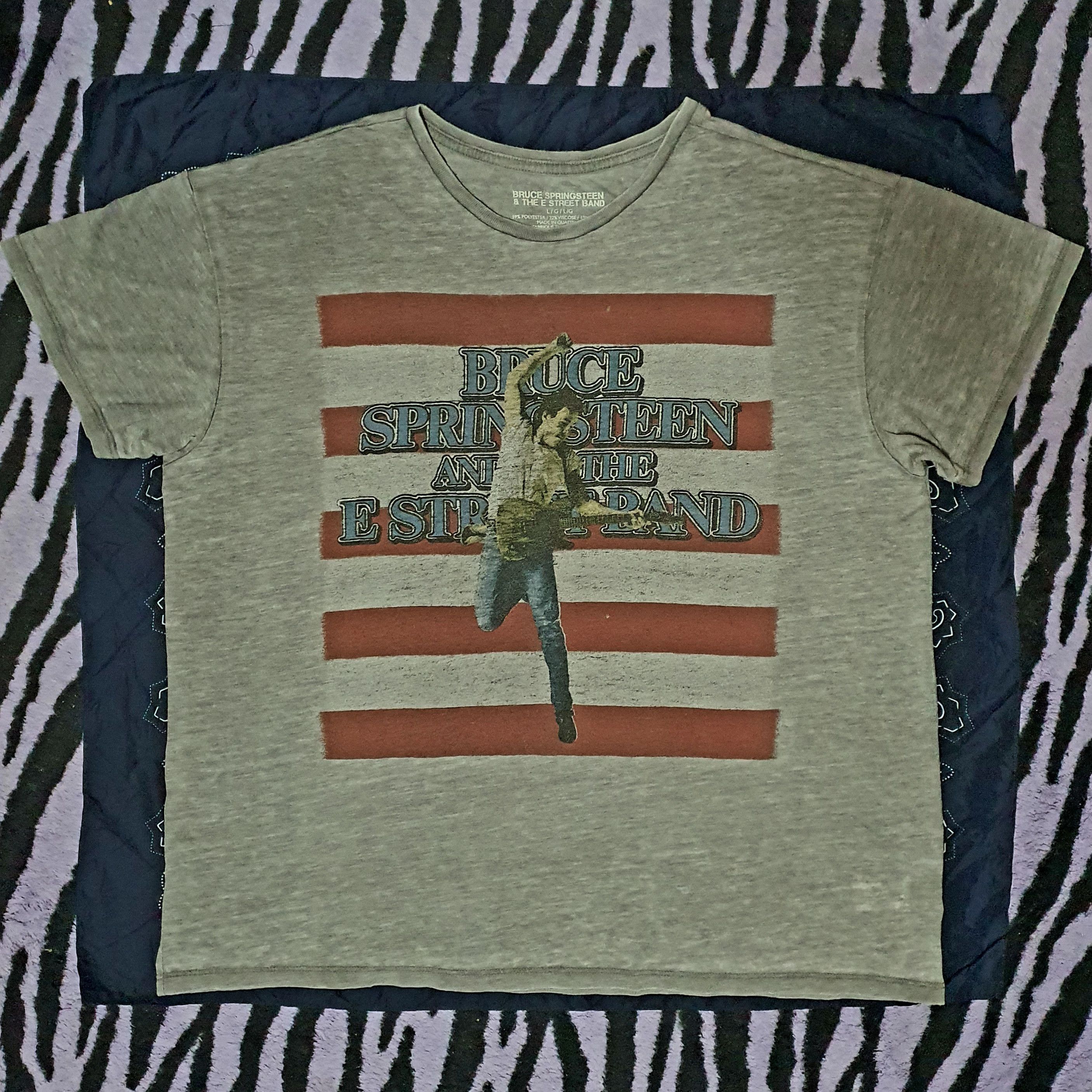 Band Tees × Vintage Bruce Springsteen & The E Street Band Tour 80s Size US L / EU 52-54 / 3 - 1 Thumbnail
