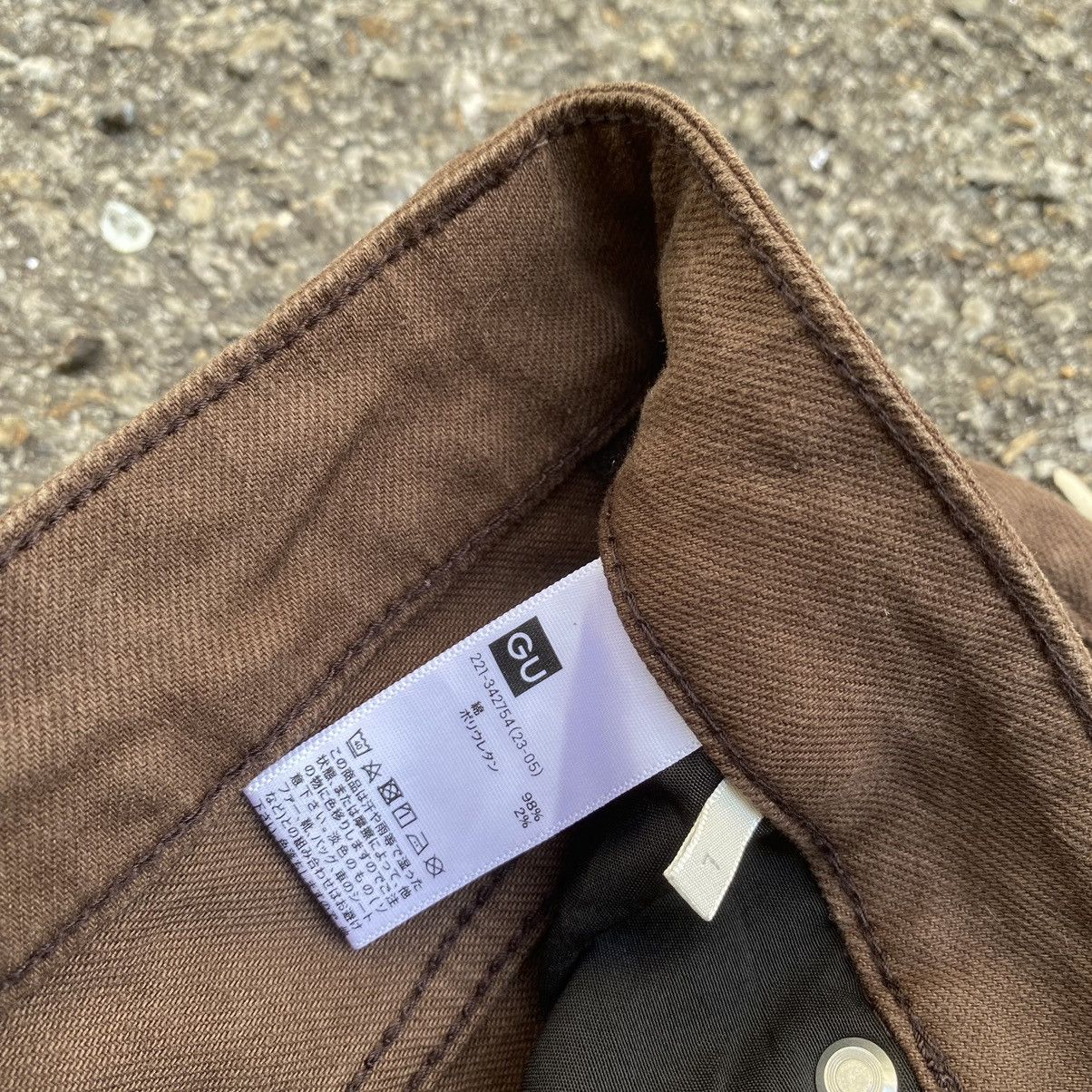 GU × If Six Was Nine × Japanese Brand GU Flare Pants Brown Size US 28 / EU 44 - 6 Thumbnail