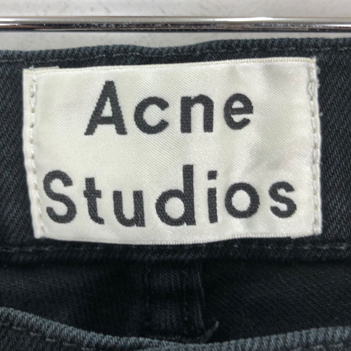 Acne Studios Luxury Swedish Designer ACNE STUDIOS Slim Fit Black Jeans Size US 33 - 6 Thumbnail