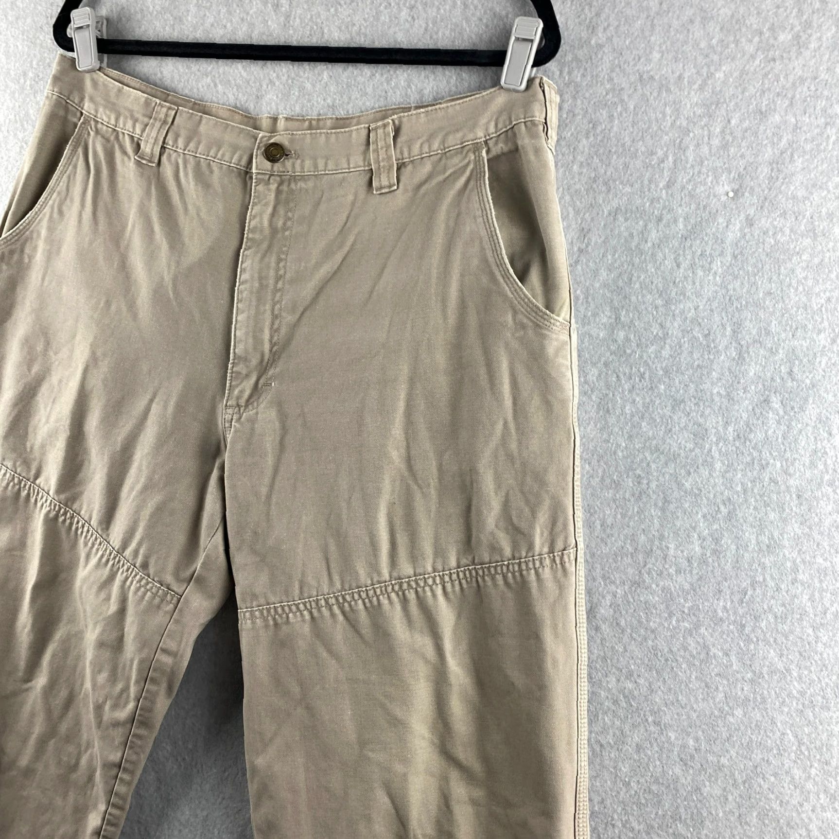 Vintage L.L. Bean Pants Mens 36 Khakis Beige Outdoor Hiking Camping Flap-Button Pockets Size US 36 / EU 52 - 7 Thumbnail