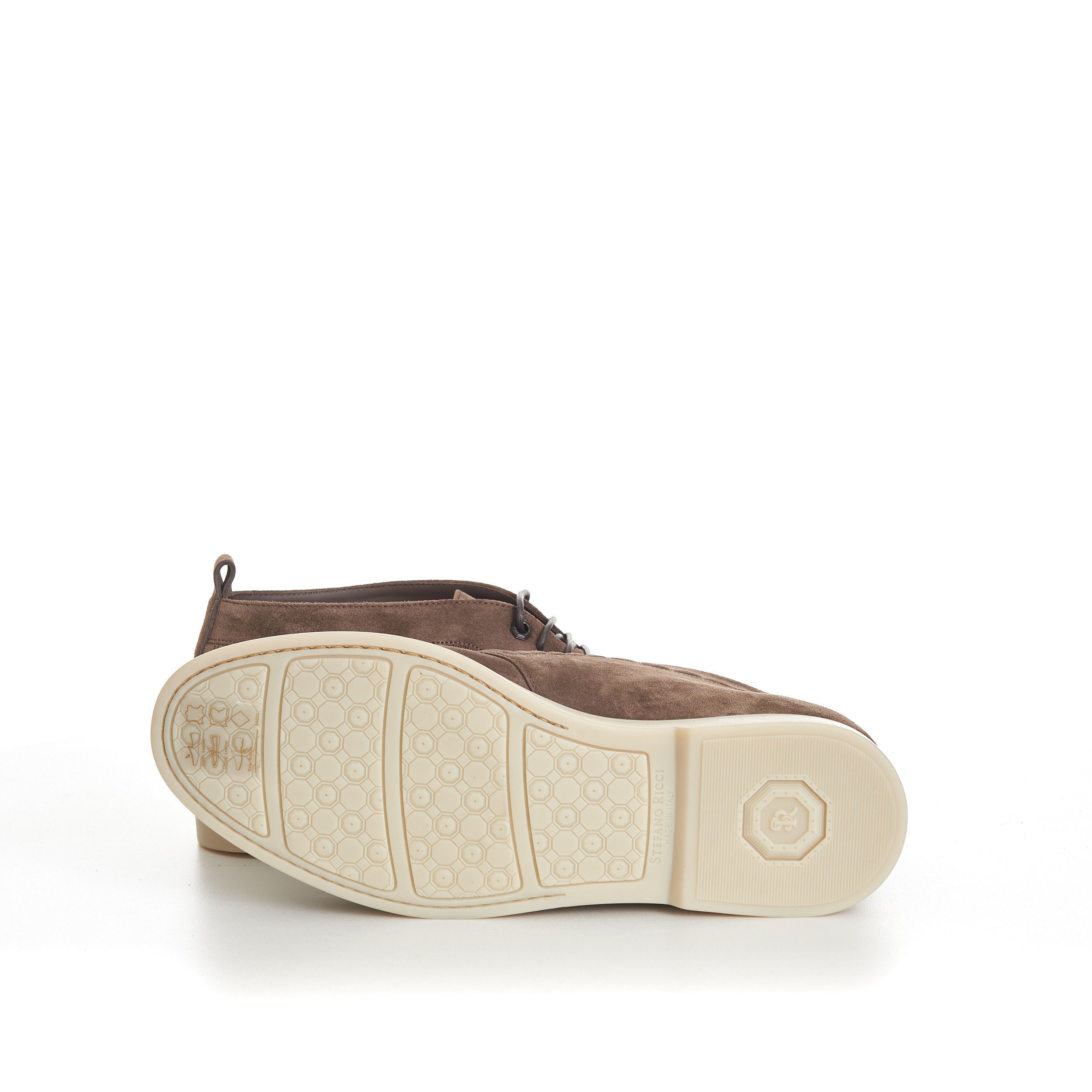 Stefano Ricci Brown Suede Lace Up Chukka Boots With Rubber Soles Size US 11 / EU 44 - 10 Thumbnail