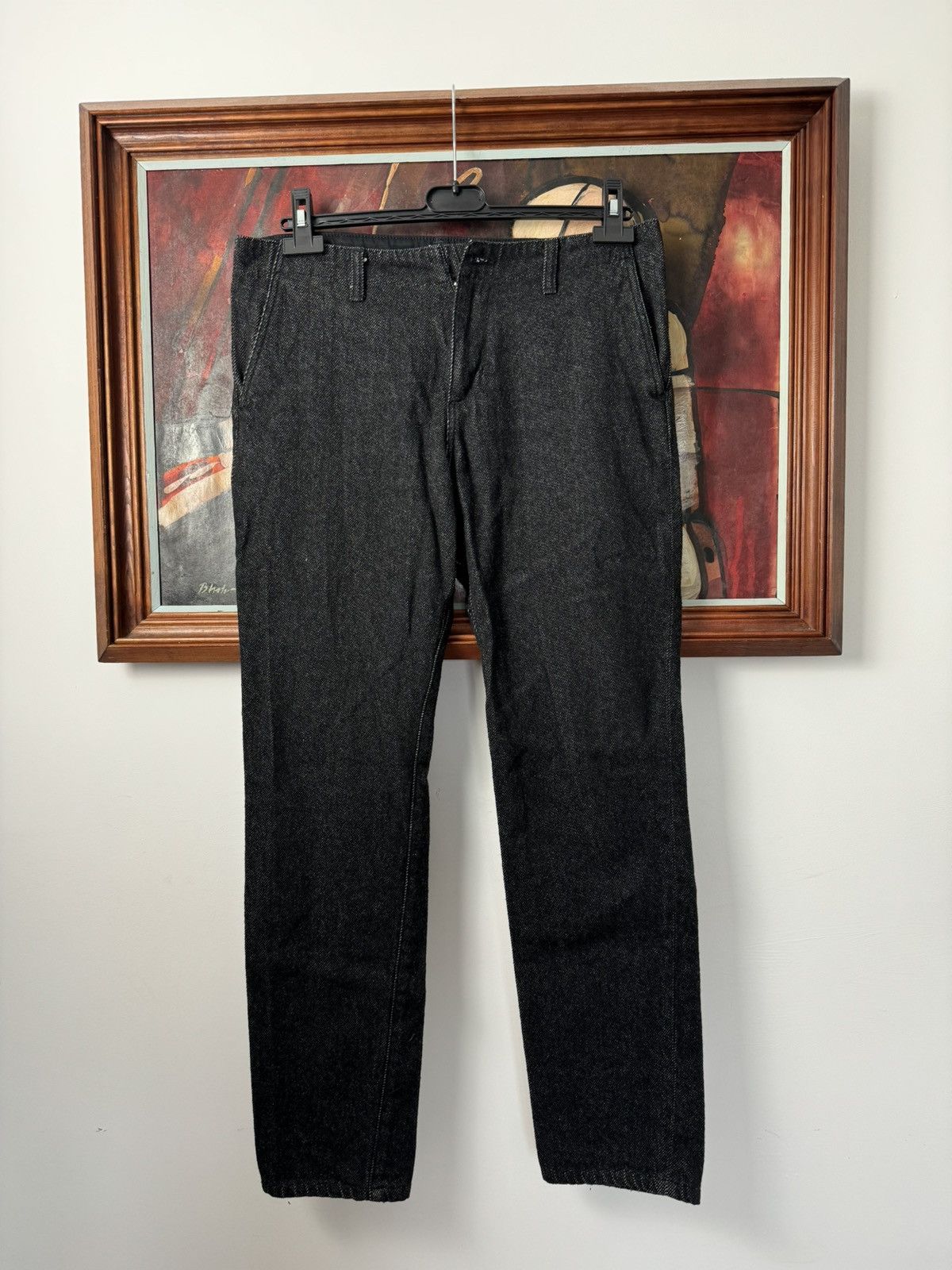Carhartt Carhartt Club Pant Gray Black Skate Workwear Y2k Rare Size US 32 / EU 48 - 2 Thumbnail