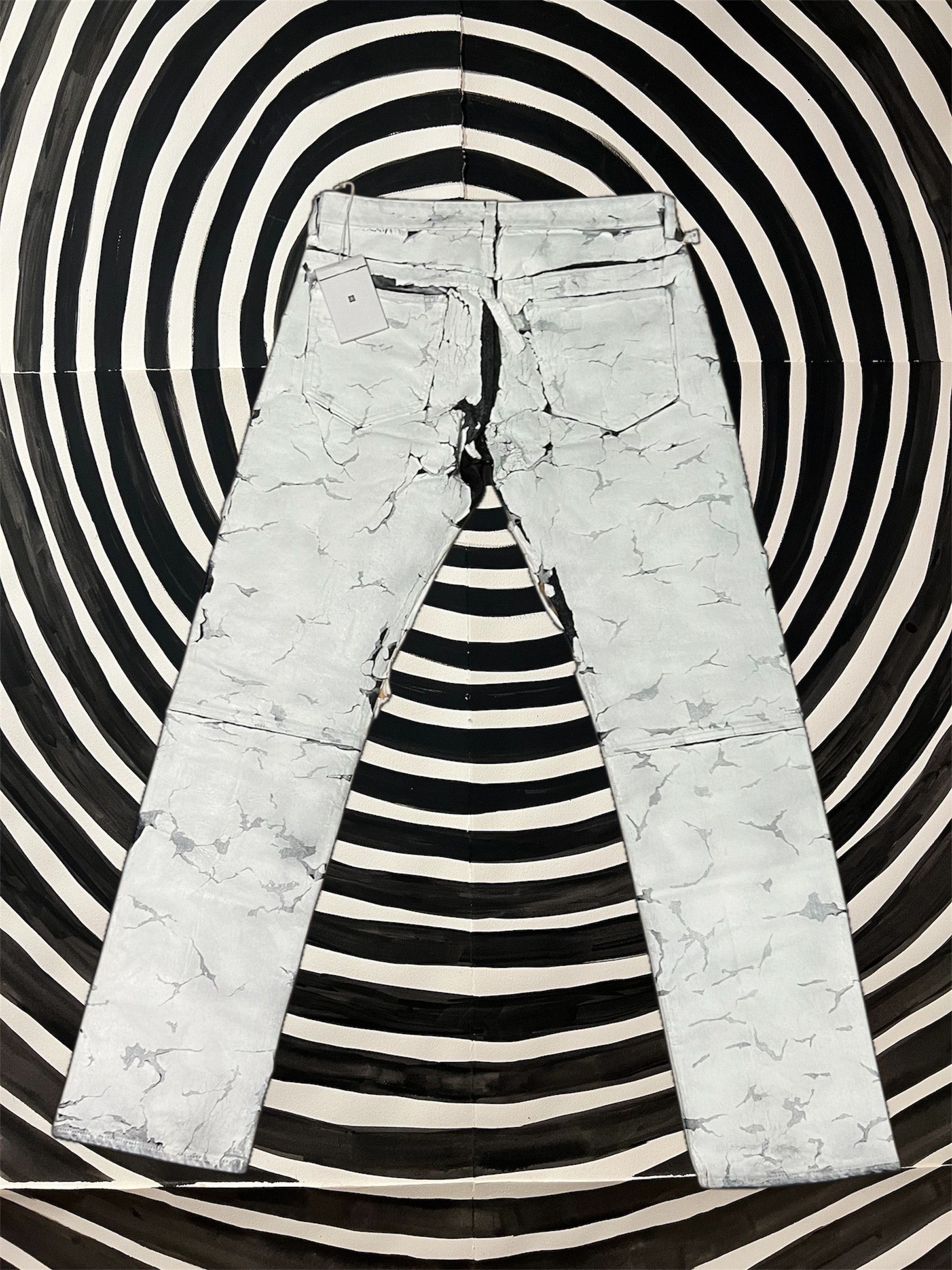 Givenchy FW20 Peeling Paint Pants Size US 32 / EU 48 - 2 Thumbnail