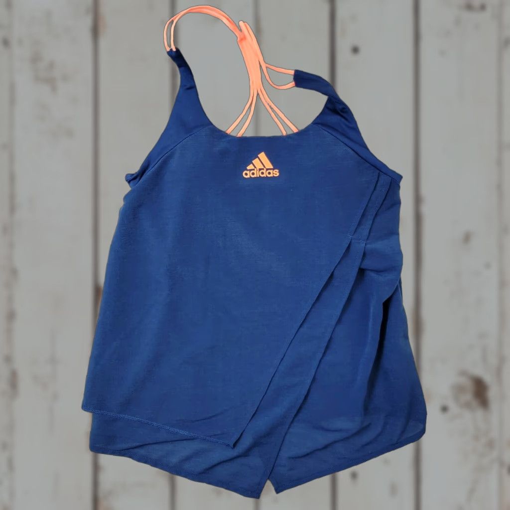 Adidas ADIDAS Tennis Tank Shirt Womens XS Blue ClimaCool CrossFit Tennis Breathable 90s Event Mens? Wait end. Size XS / US 0-2 / IT 36-38 - 1 Thumbnail