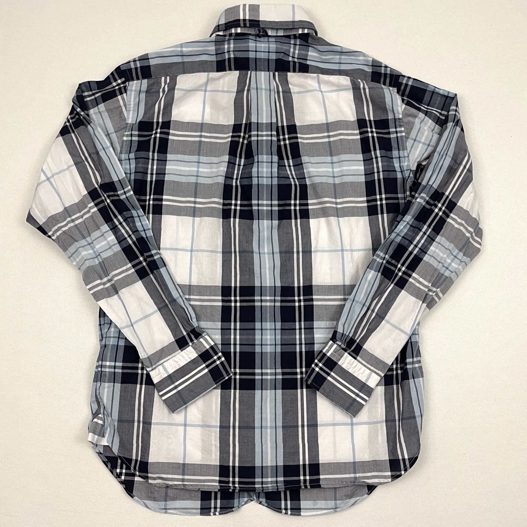 Brooks Brothers Brooks Brothers x Thom Browne Black Fleece Shirt Mens Size BB4 Plaid Button-Down Size US L / EU 52-54 / 3 - 6 Thumbnail