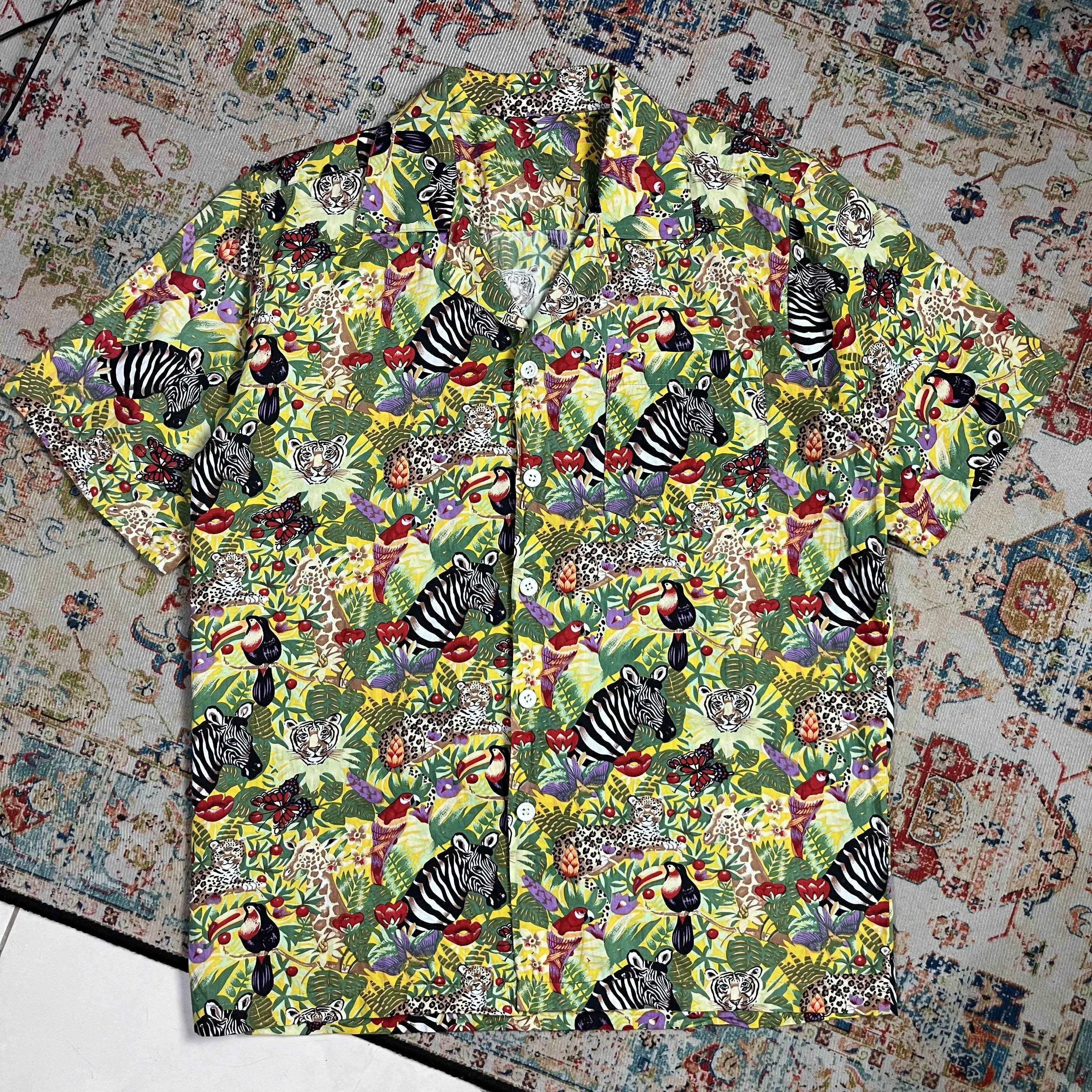 If Six Was Nine × Issey Miyake Zoo animal aov open collar button short Size US L / EU 52-54 / 3 - 2 Thumbnail