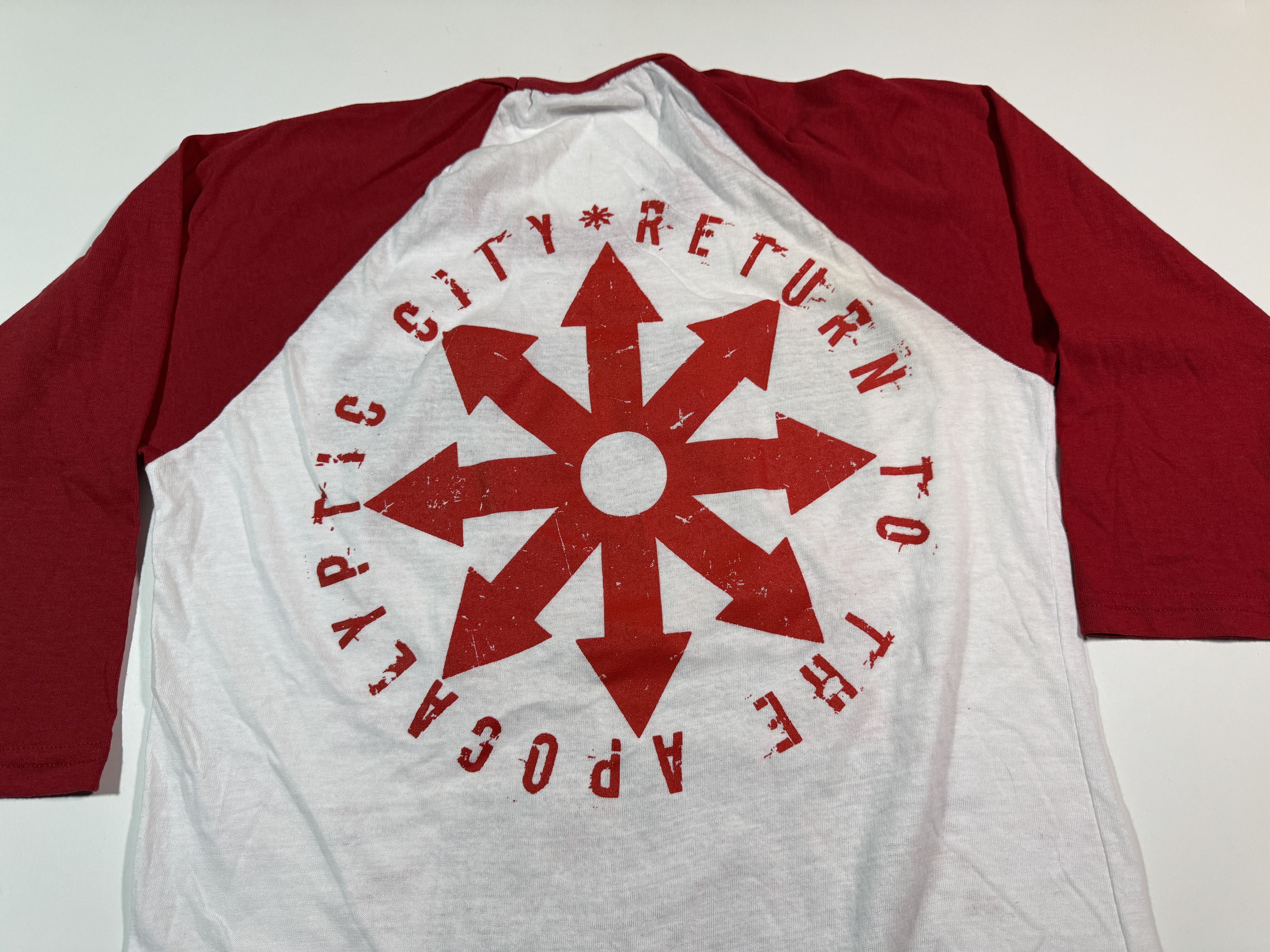 Band Tees Testament Return to the Apocaliptic City 3/4 Sleeve Raglan Size US M / EU 48-50 / 2 - 4 Thumbnail