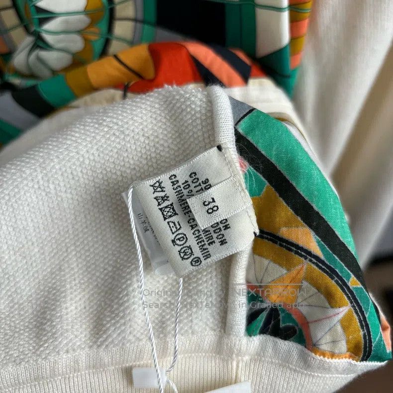 Hermes Hermes Silk Patchwork Sweatshirt Size XS / US 0-2 / IT 36-38 - 5 Thumbnail