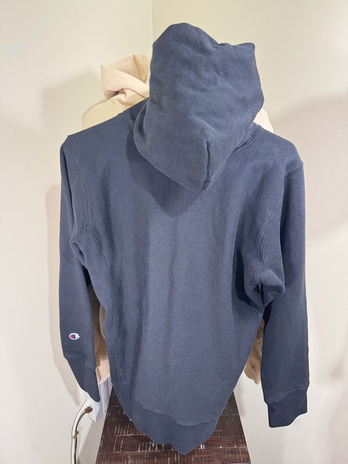 Champion VTG Champion Reverse Weave Hoodie Black Women's Large Size L / US 10 / IT 46 - 2 Thumbnail