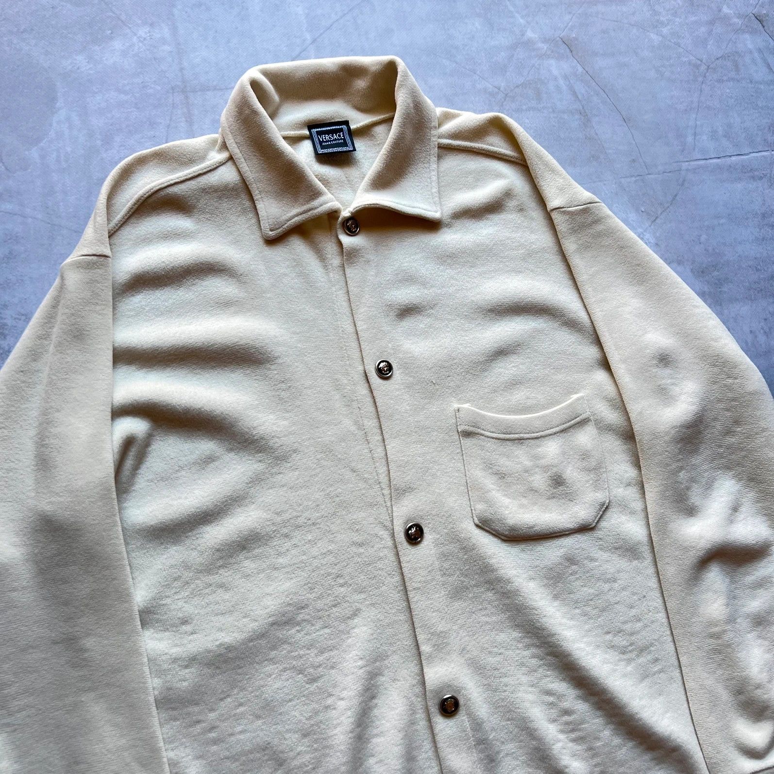 Versace Jeans Couture vintage Versace Jeans Couture Medusa shirt long sleeve 90s Size US XL / EU 56 / 4 - 3 Thumbnail