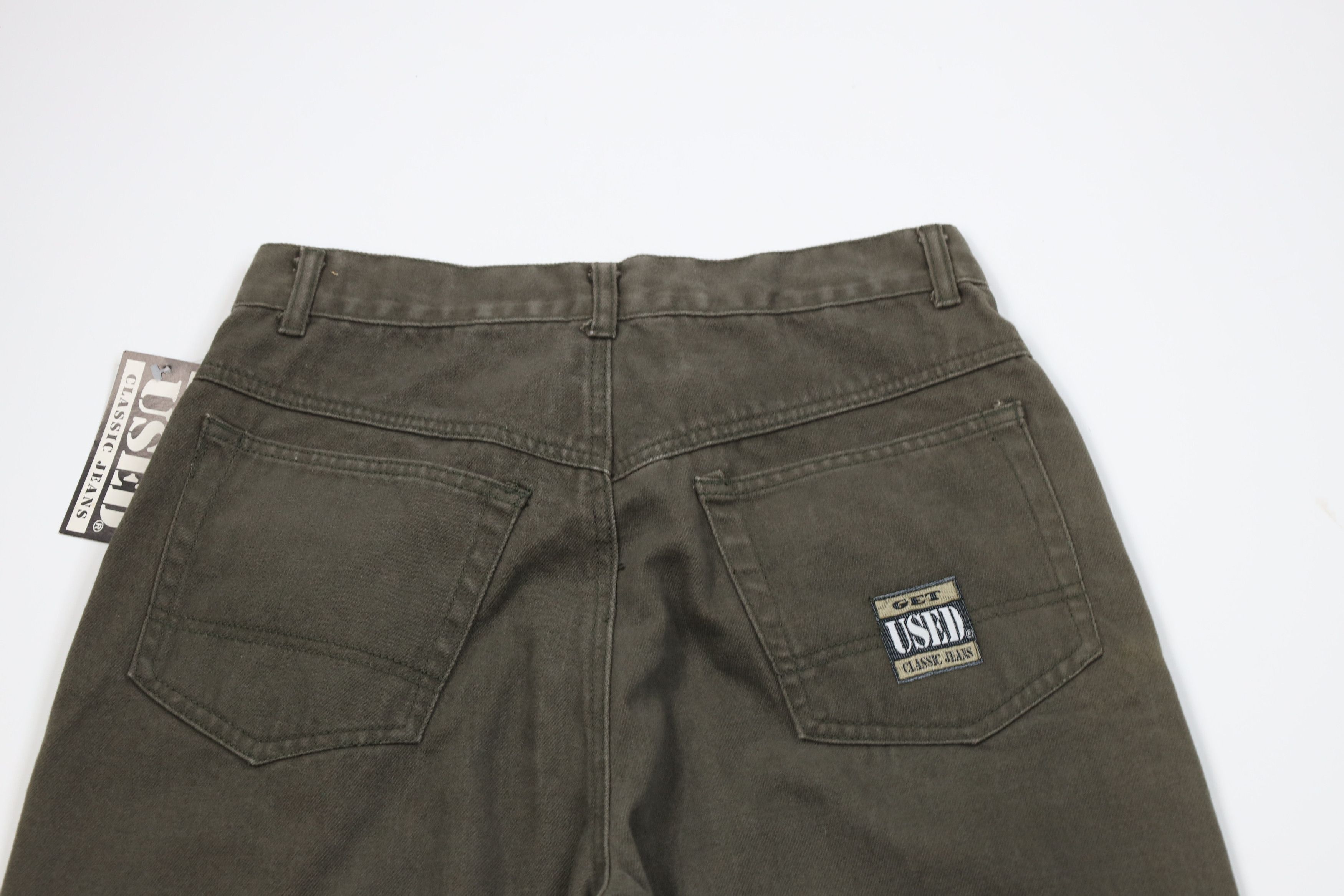 Vintage Deadstock Vintage 90s Streetwear Skateboard Jeans Olive Size US 32 / EU 48 - 9 Thumbnail
