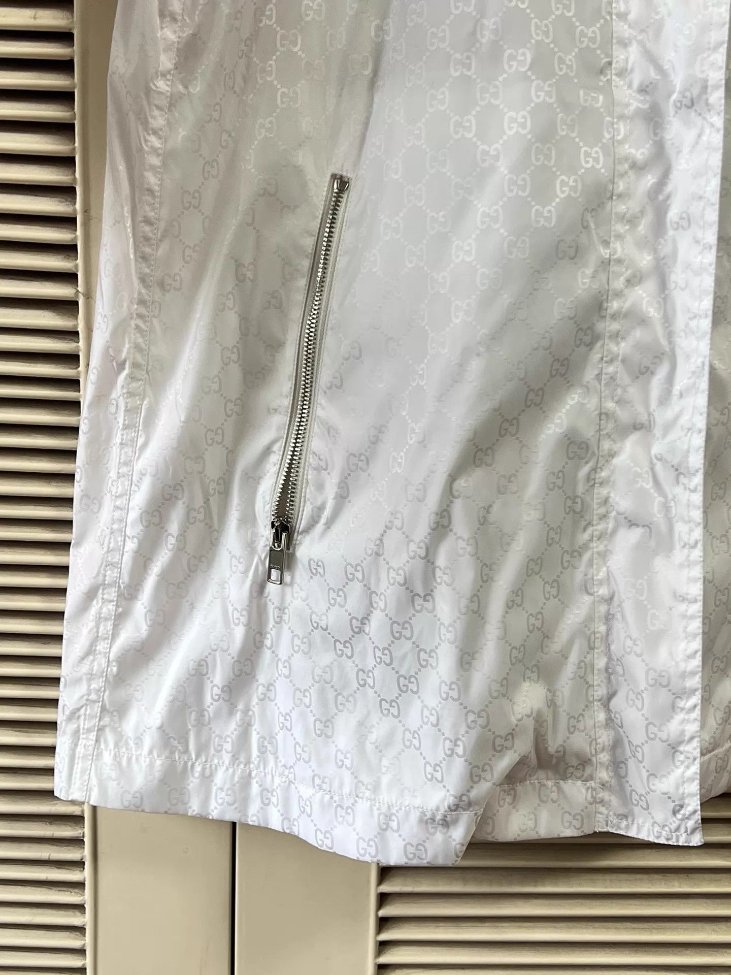 Gucci Gucci Women's White Hooded Jacket GG Allover Print 38 Size XS / US 0-2 / IT 36-38 - 5 Thumbnail