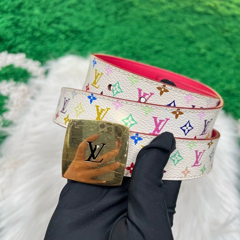 Louis Vuitton Louis Vuitton Multicolor Monogram Belt-2506 Size ONE SIZE - 2 Thumbnail