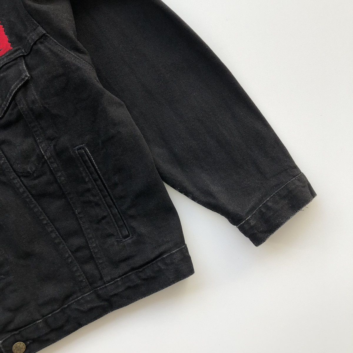 WWF WWF Raw is War 1993 War Zone Vintage Denim Washed Jacket WWE Size US M / EU 48-50 / 2 - 5 Thumbnail