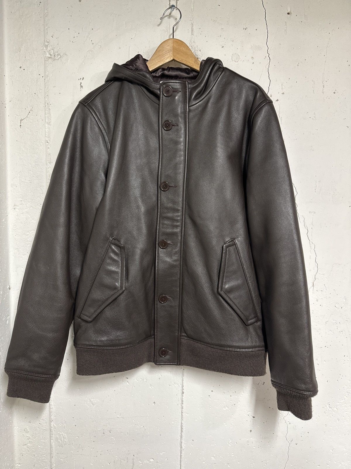 Supreme Cold Weather Bomber L ブラウン 09AW Supreme Cold Weather Leather Bomber Large