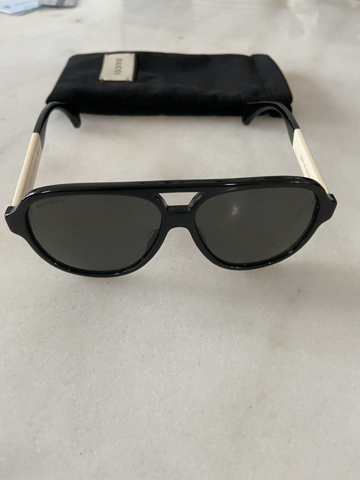 Gucci Gucci blackSega sunglasses Size ONE SIZE - 4 Thumbnail