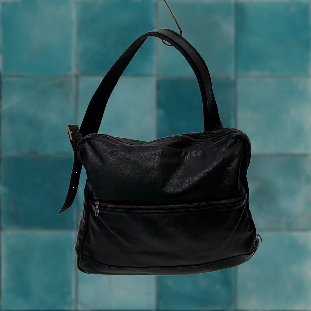 Vintage Jas-M.B. Shoulder Bag Leather Black Size ONE SIZE - 1 Thumbnail