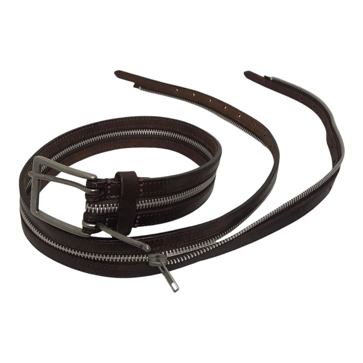 Hysteric Glamour × If Six Was Nine × Le Grande Bleu (L.G.B.) Japanese Belt Is Split Brown Leather Size ONE SIZE - 1 Thumbnail