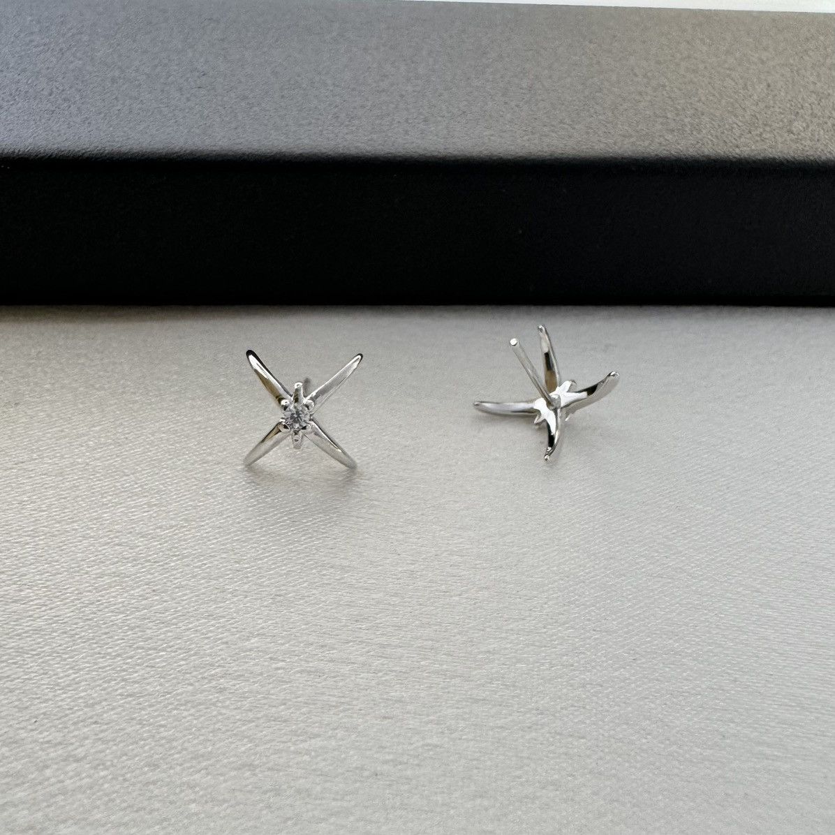 Other CZ Star Stud Earrings for Men Women Size ONE SIZE - 1 Thumbnail