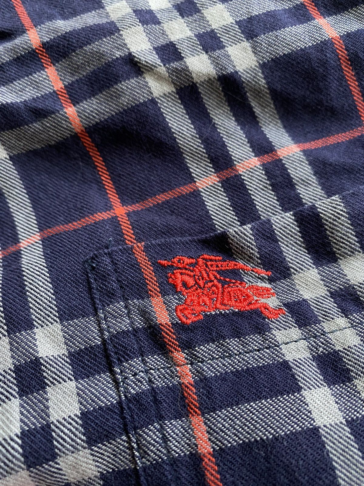 Burberry 90’s Burberry’s Vintage Check Logo shirt Travis style Size US L / EU 52-54 / 3 - 6 Thumbnail