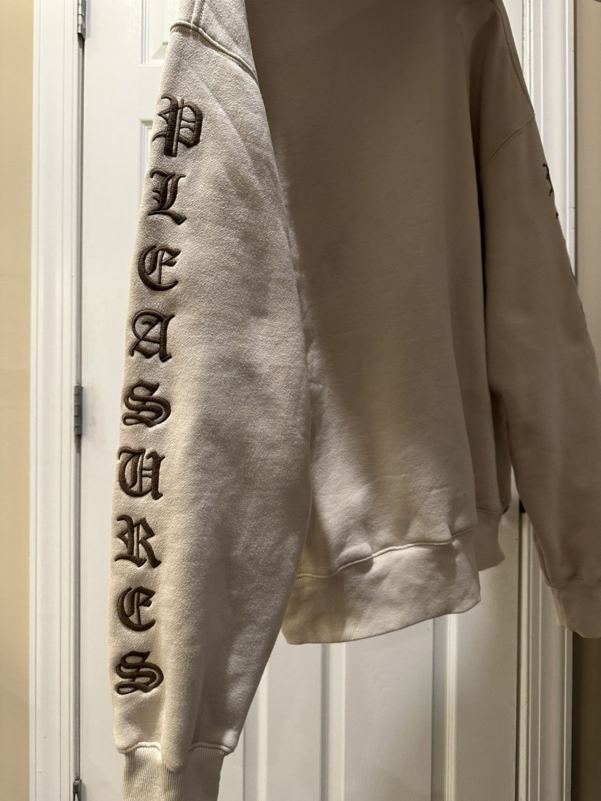 Pleasures Pleasures Old English Zip Hoodie Size US L / EU 52-54 / 3 - 3 Thumbnail