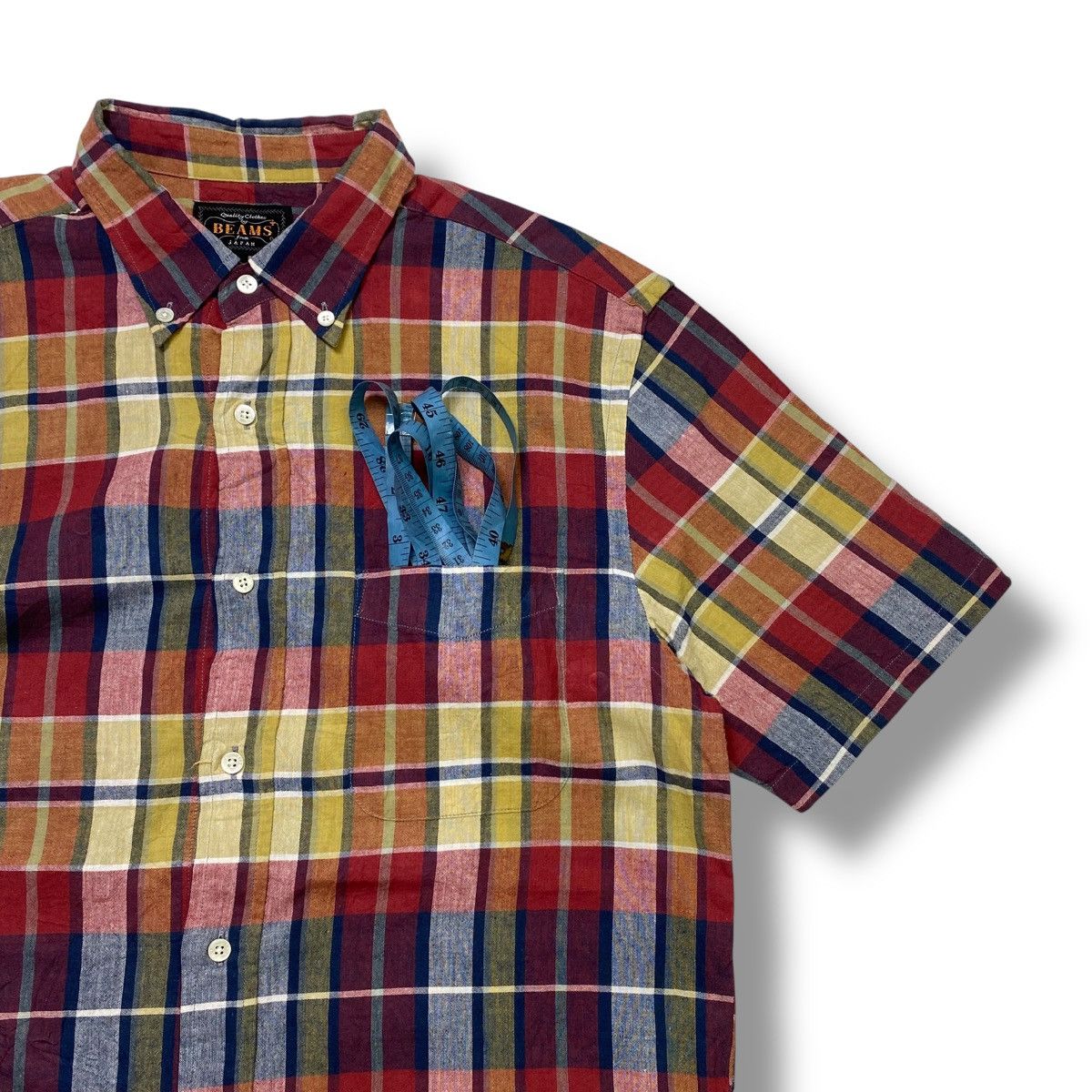 Beams Plus Beams India Madras Short sleeve button shirt Size US M / EU 48-50 / 2 - 2 Thumbnail