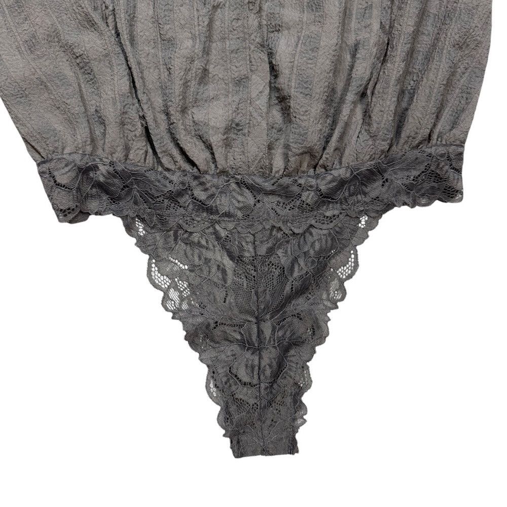 Free People NWT New Free People Everything's Rosy Long Sleeve Grey Body Size XS / US 0-2 / IT 36-38 - 4 Thumbnail