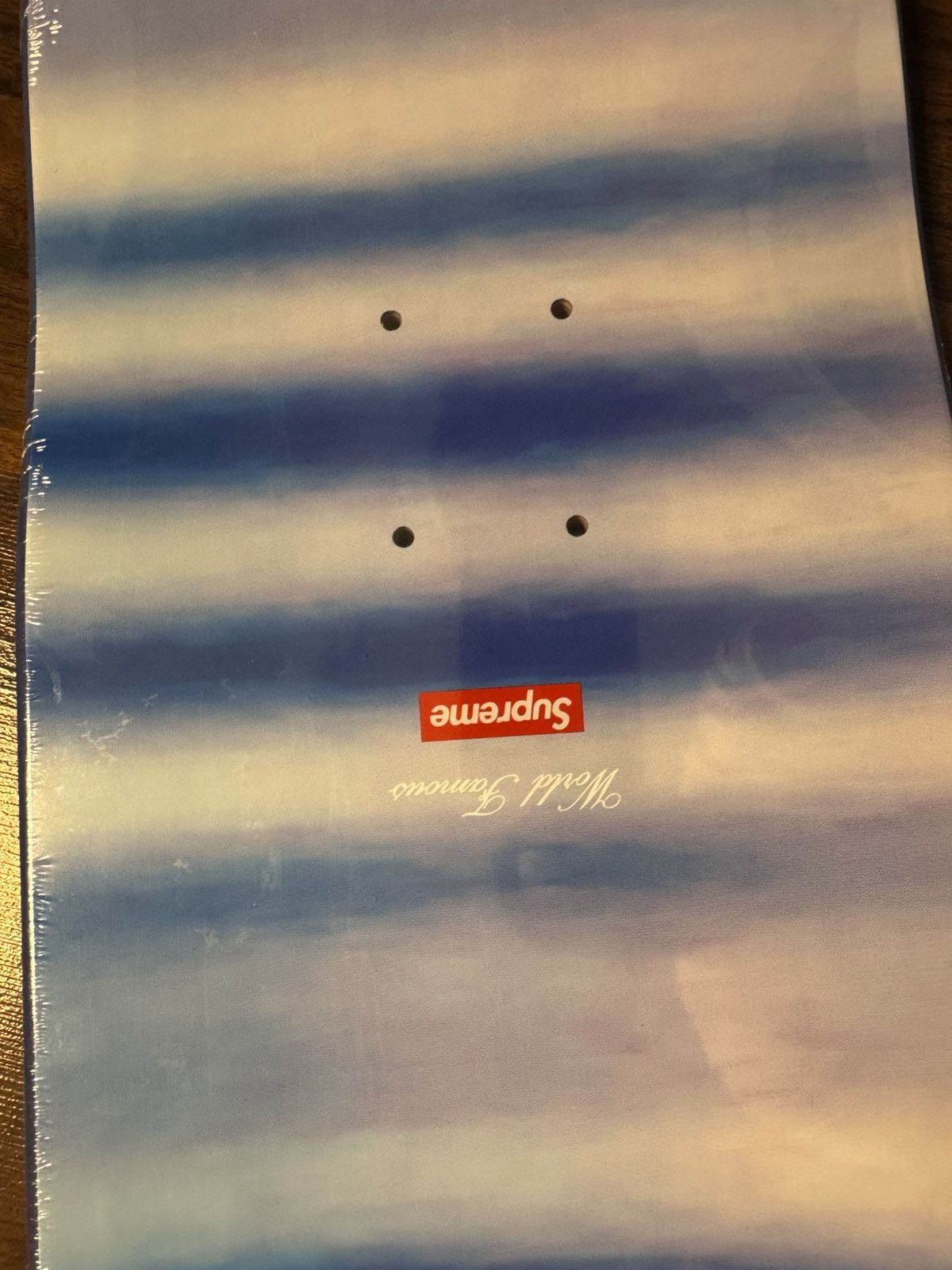Supreme SUPREME BLURRED LOGO SKATEBOARD DECK Size ONE SIZE - 4 Thumbnail