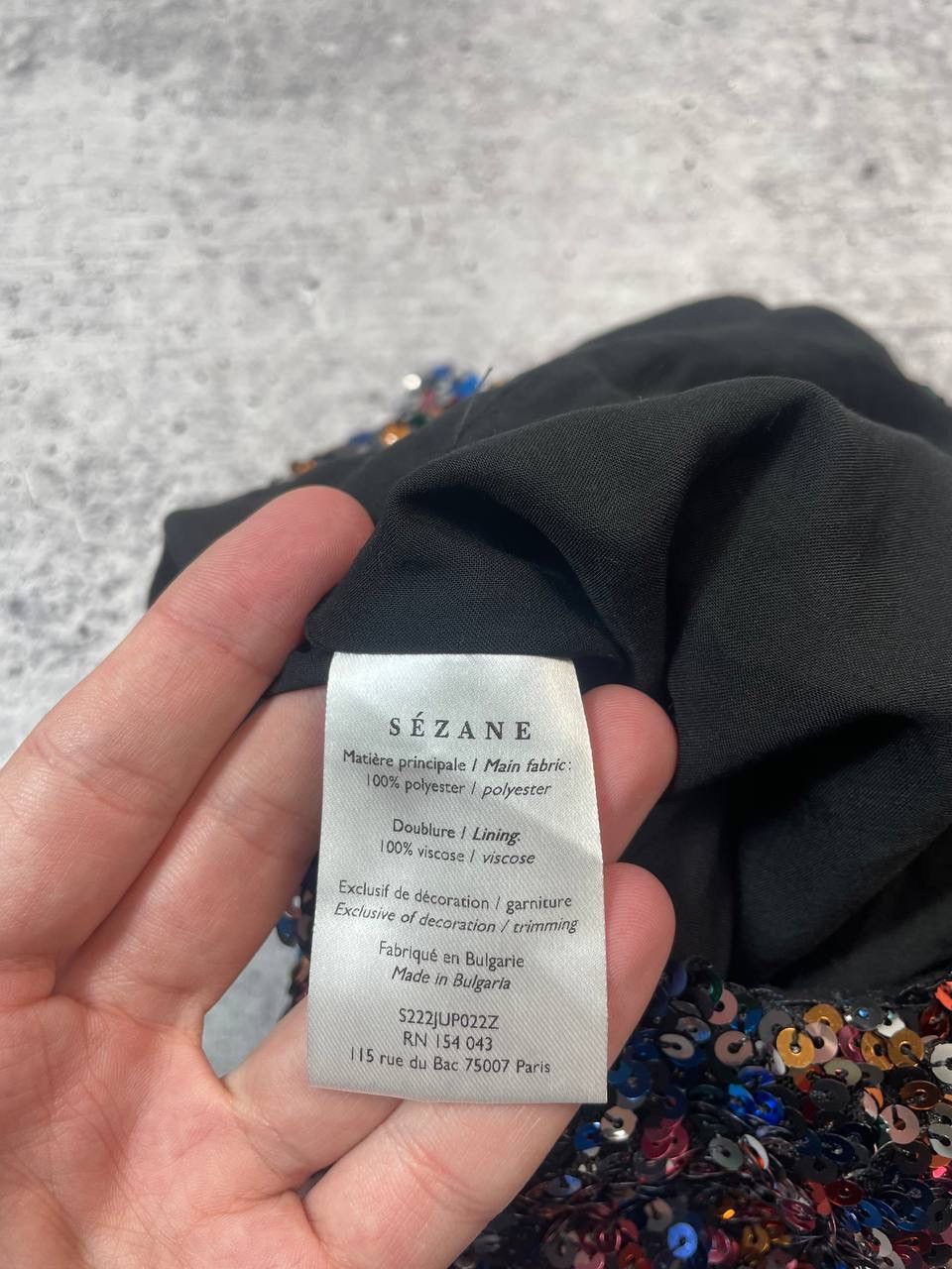 Sezane Sezane Pacome Sequit Mini Skirt Glitter Y2K Size 24" / US 00 / IT 34 - 7 Thumbnail