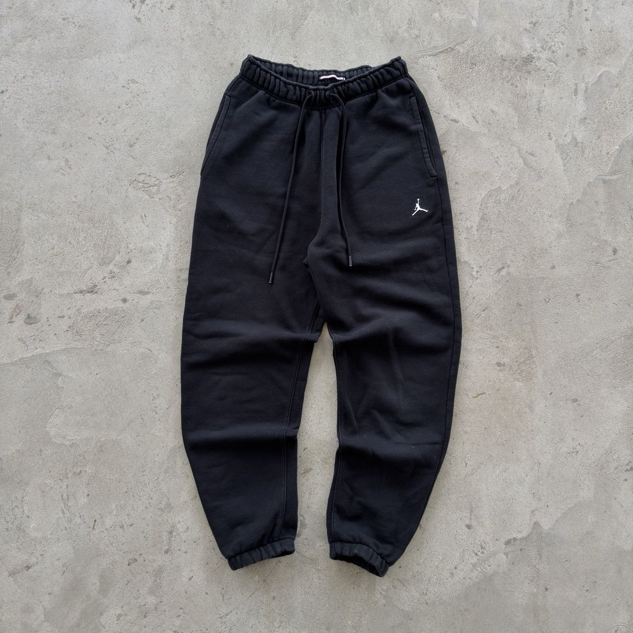 Jordan Brand Jordan Flight Black Fleece Sweatpants Jumpman Logo Small Size US 30 / EU 46 - 1 Thumbnail