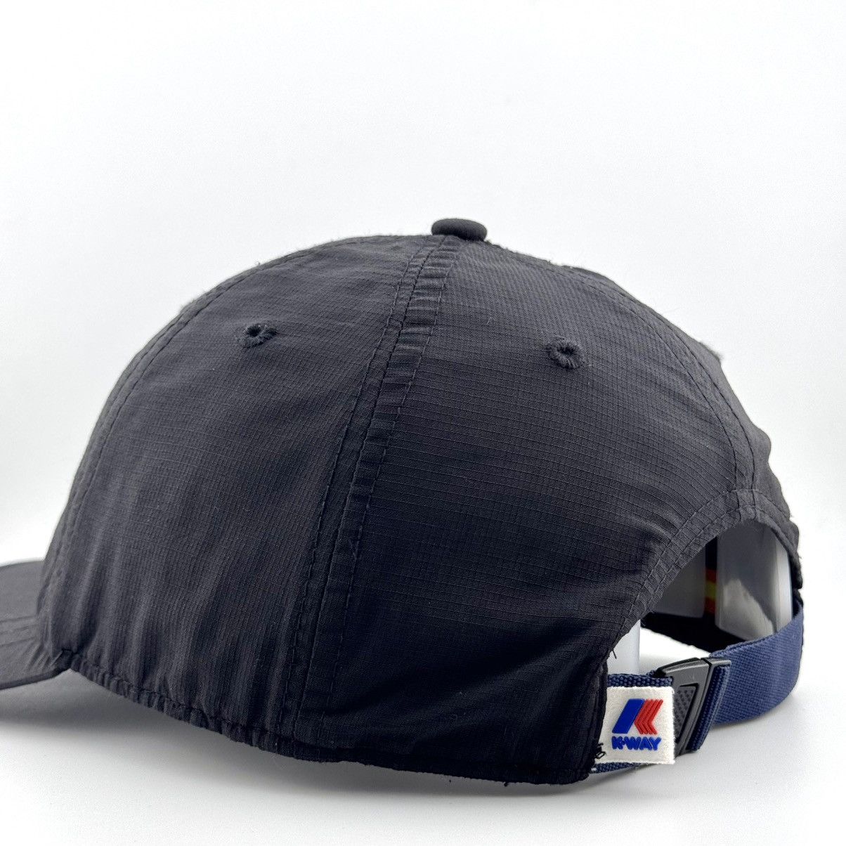 K-Way K-Way Black Nylon Lightweight Utility Gorpcore Ripstop Cap Size ONE SIZE - 4 Thumbnail