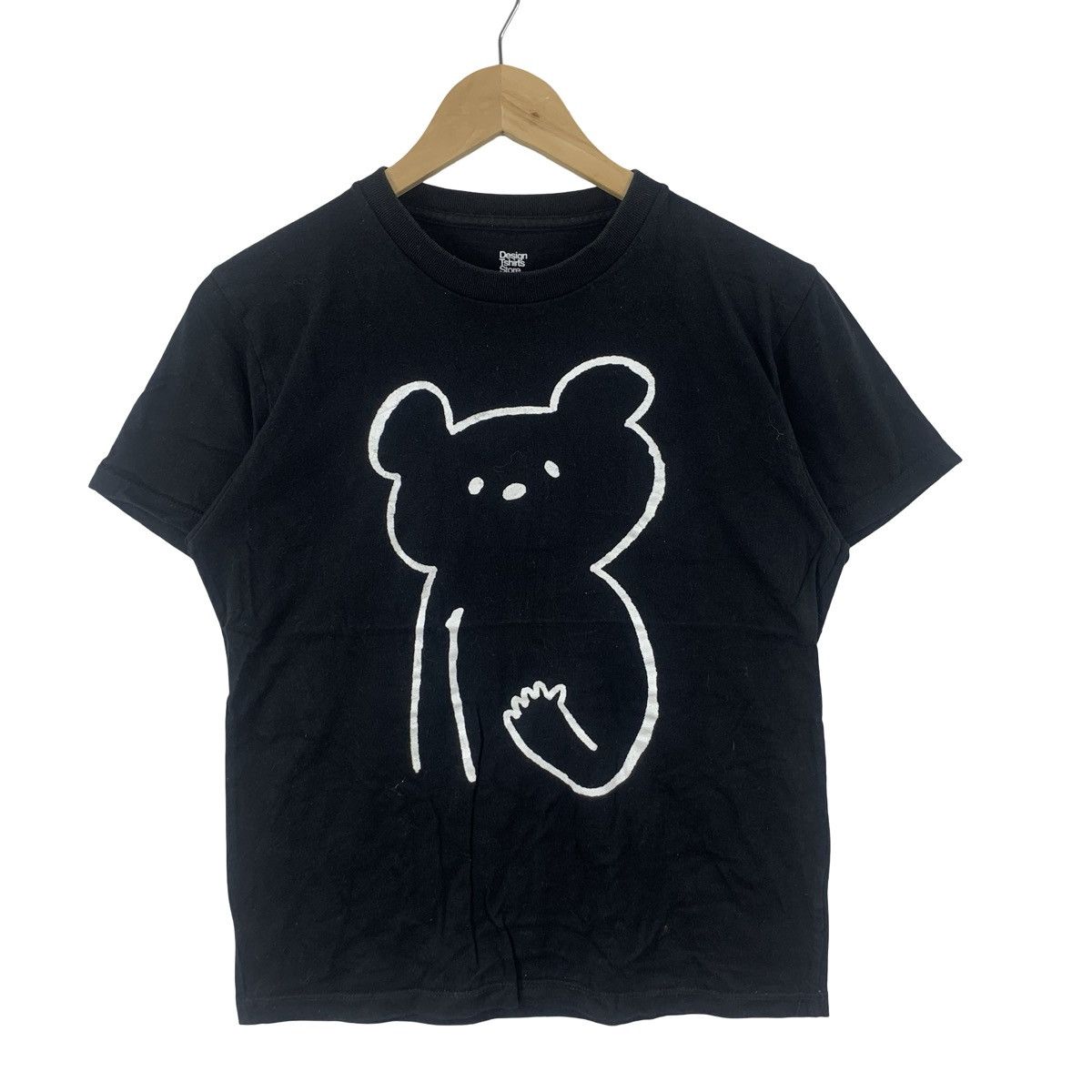 Other DESIGN BEAR CUTE Minimalist Graphic Tee Outline Character Size S / US 4 / IT 40 - 6 Thumbnail